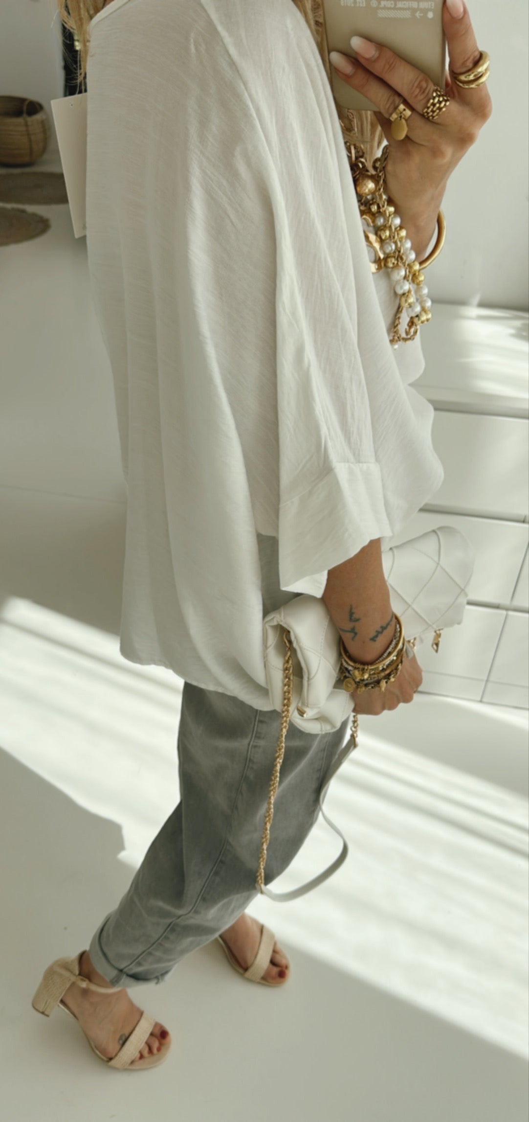 Oversize Shirt Flowy
