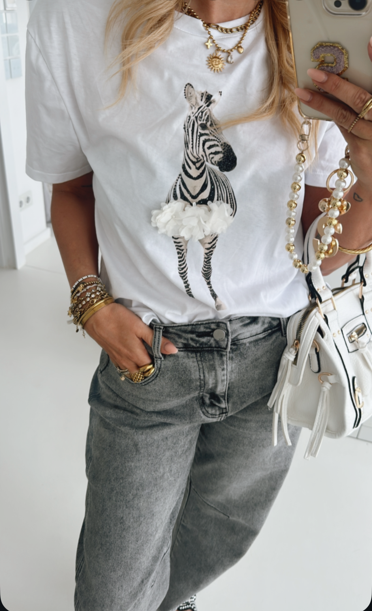T-Shirt Zebra Tutu