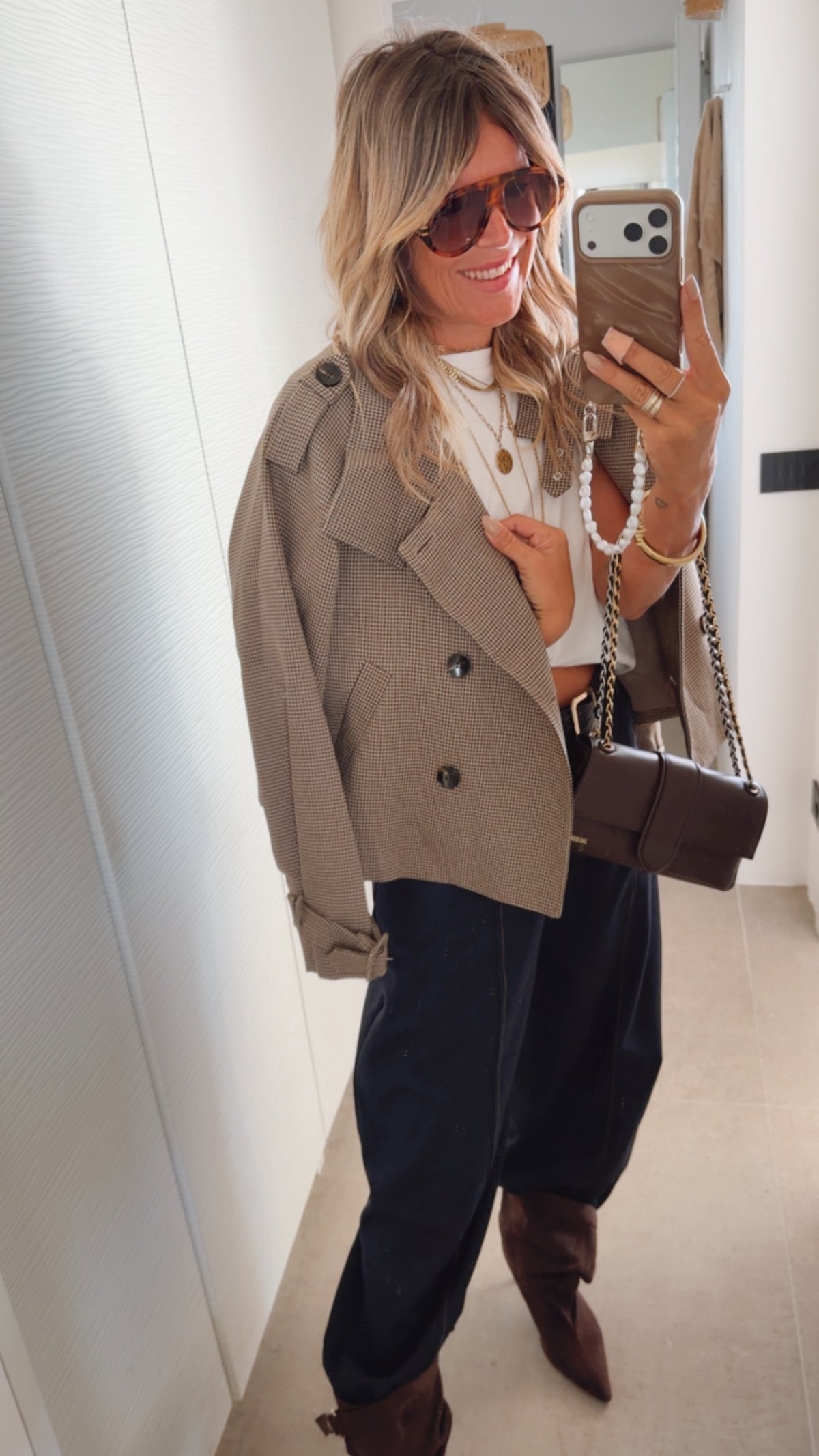 Cropped Jacke Trenchy Vibe