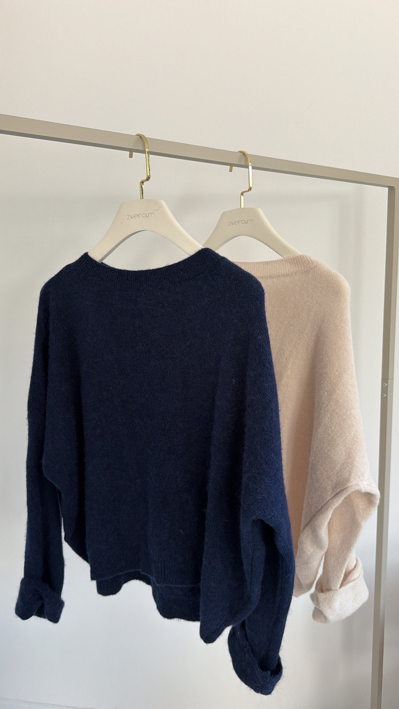 Midi Pulli Soft mit Umschlagarm