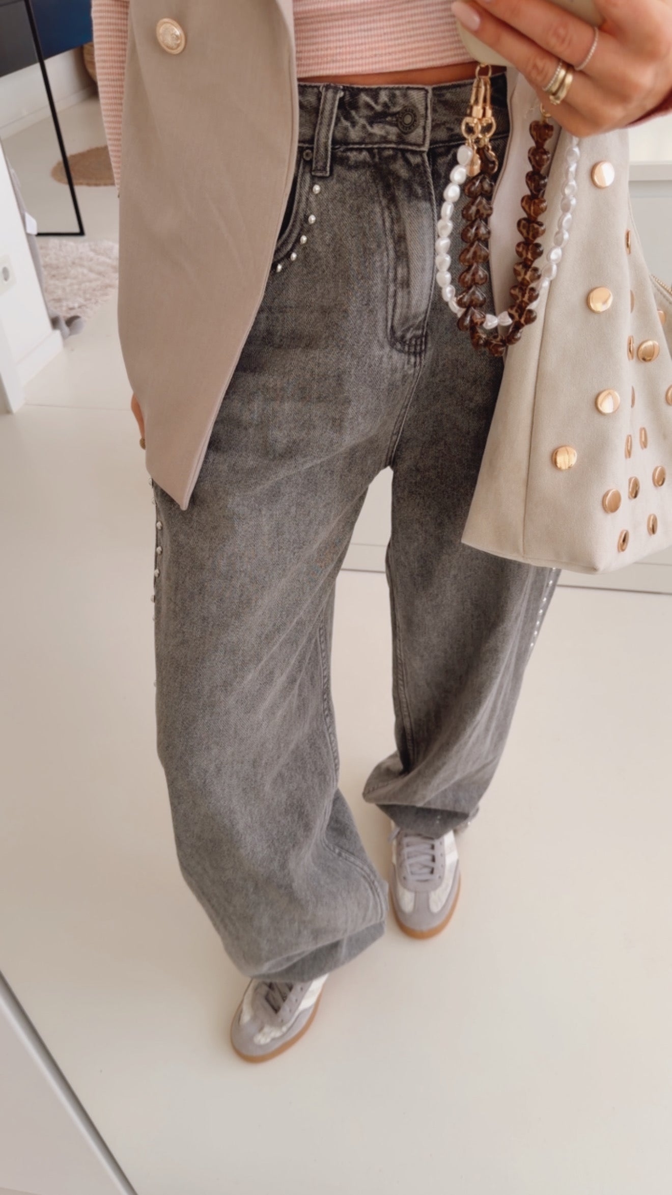Jeans Side Studs