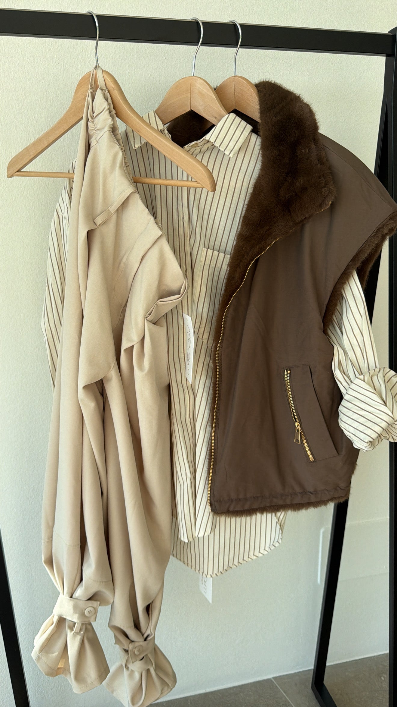 Faux Fur Weste zum Wenden