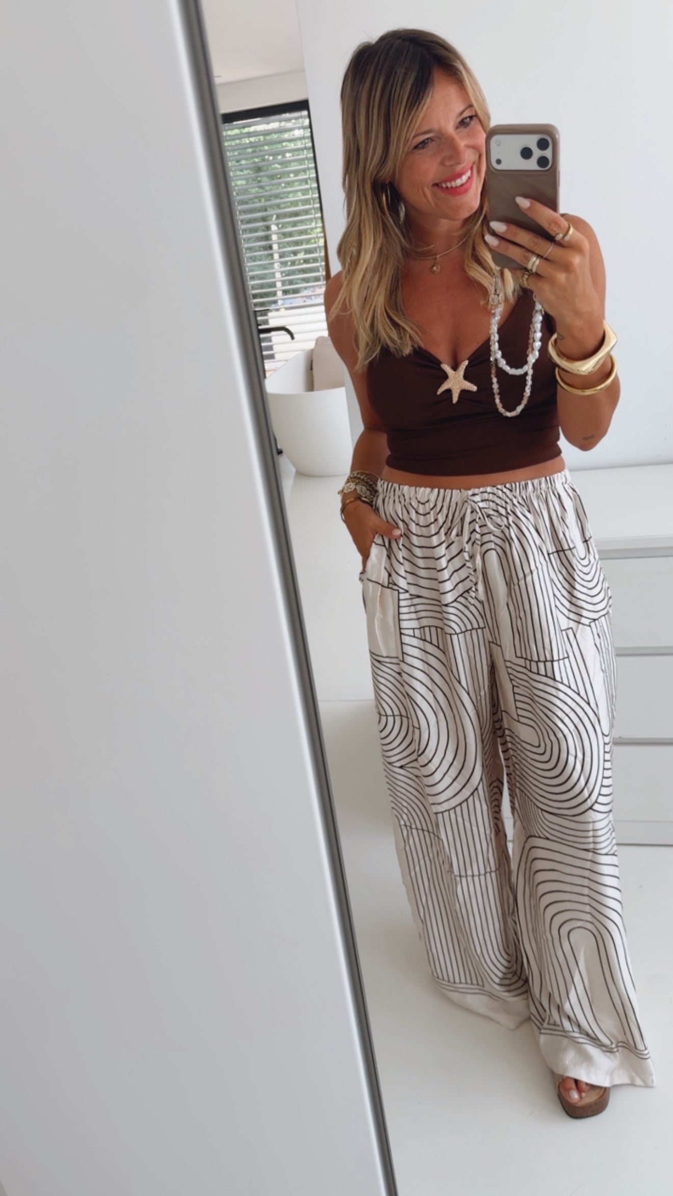 Cross Back Top Seestern