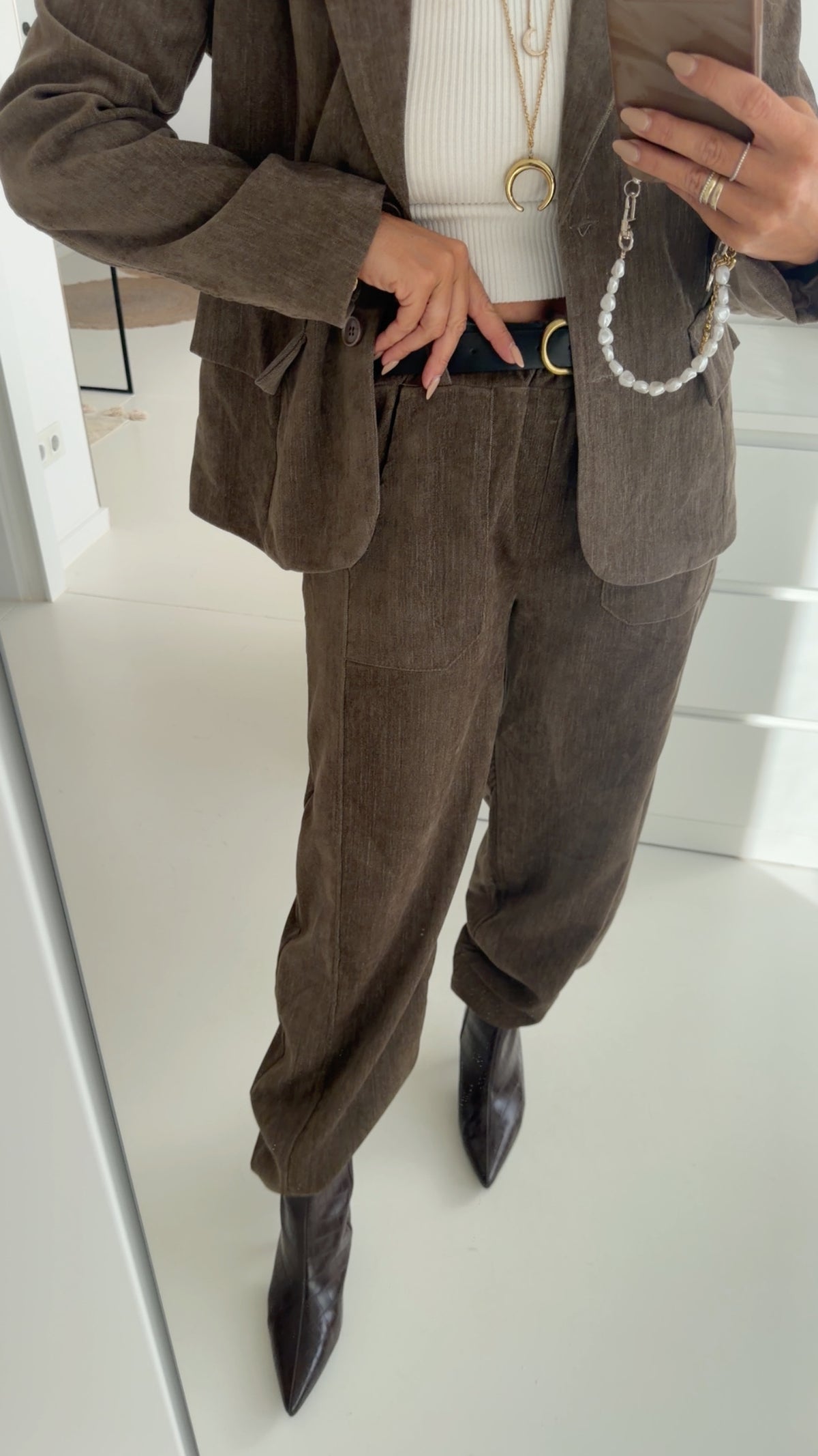 Soft Cord Hose Big Pockets