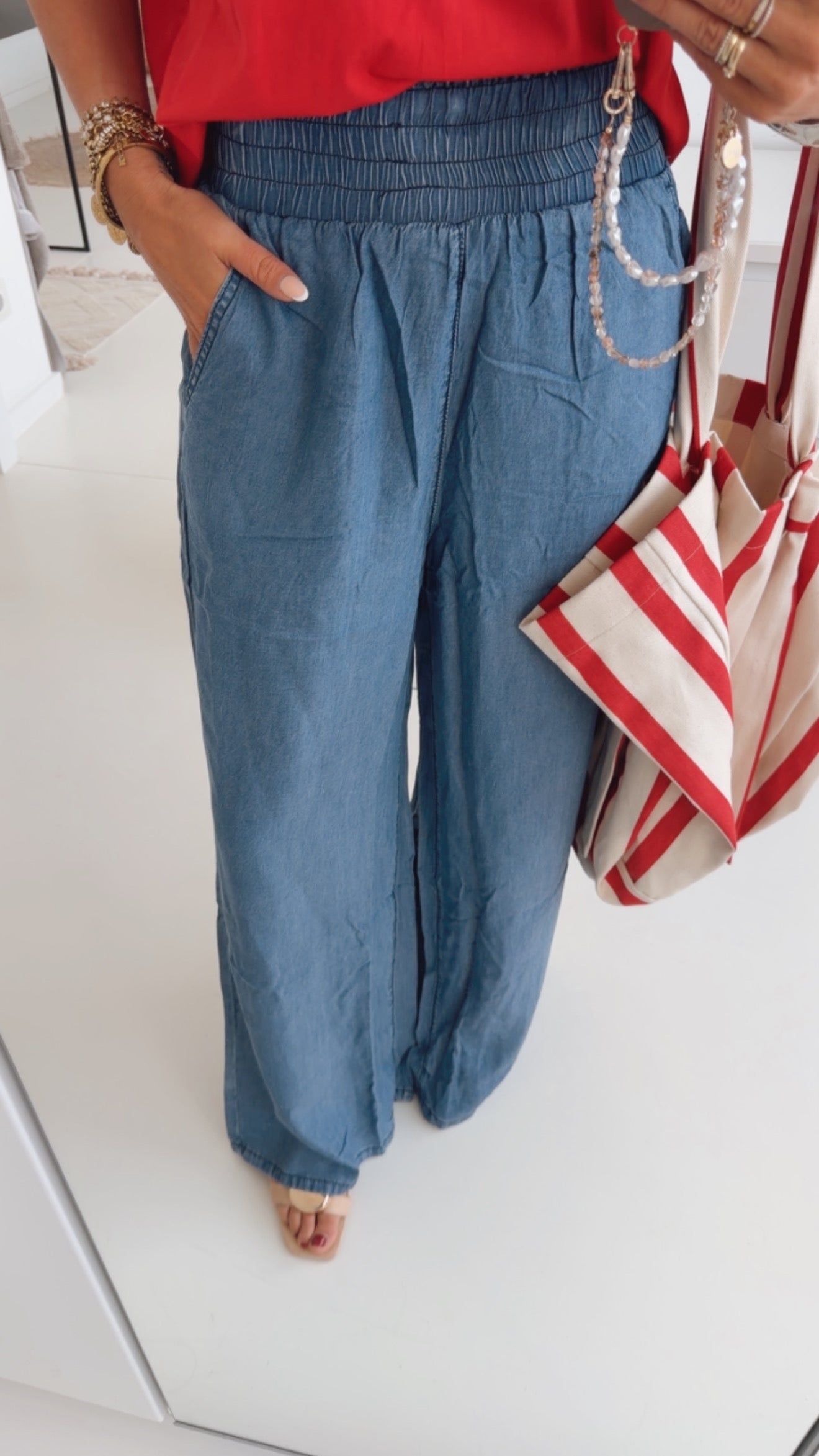 Loose Hose mit Gummibund