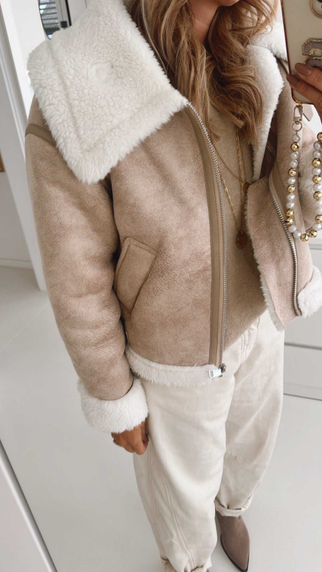 Midi Jacke British Flâner