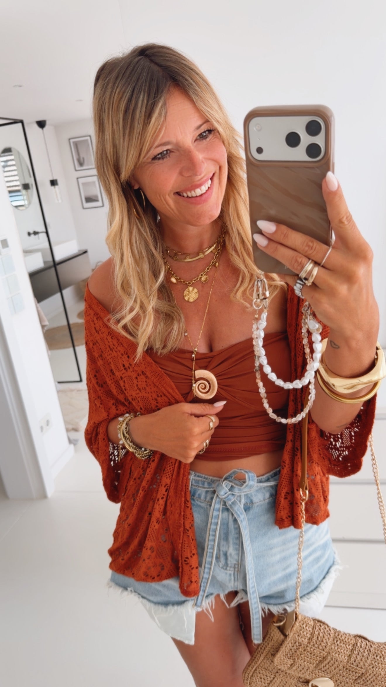 Tube Top Muschel Detail