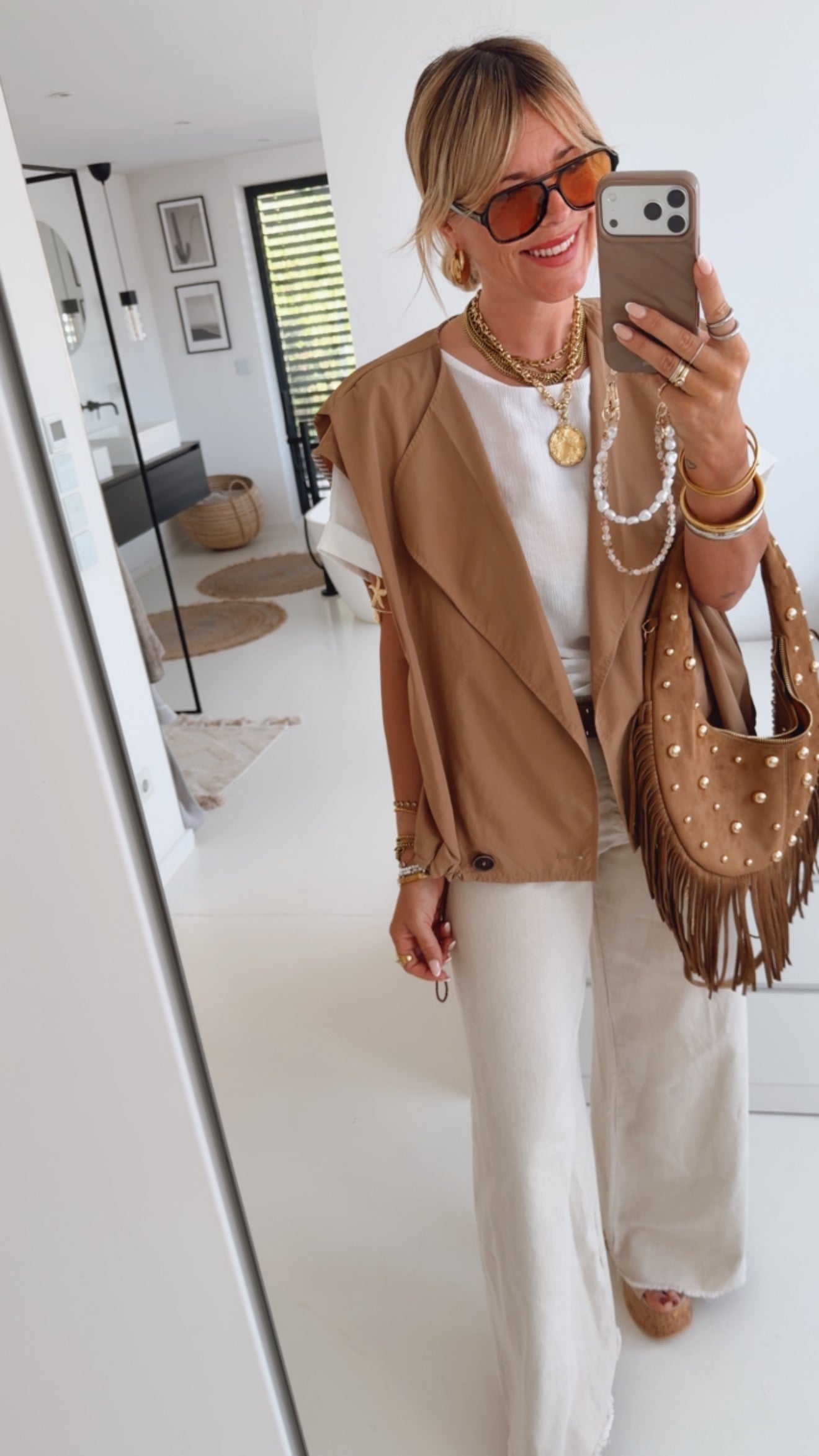 Midi Weste Oversize