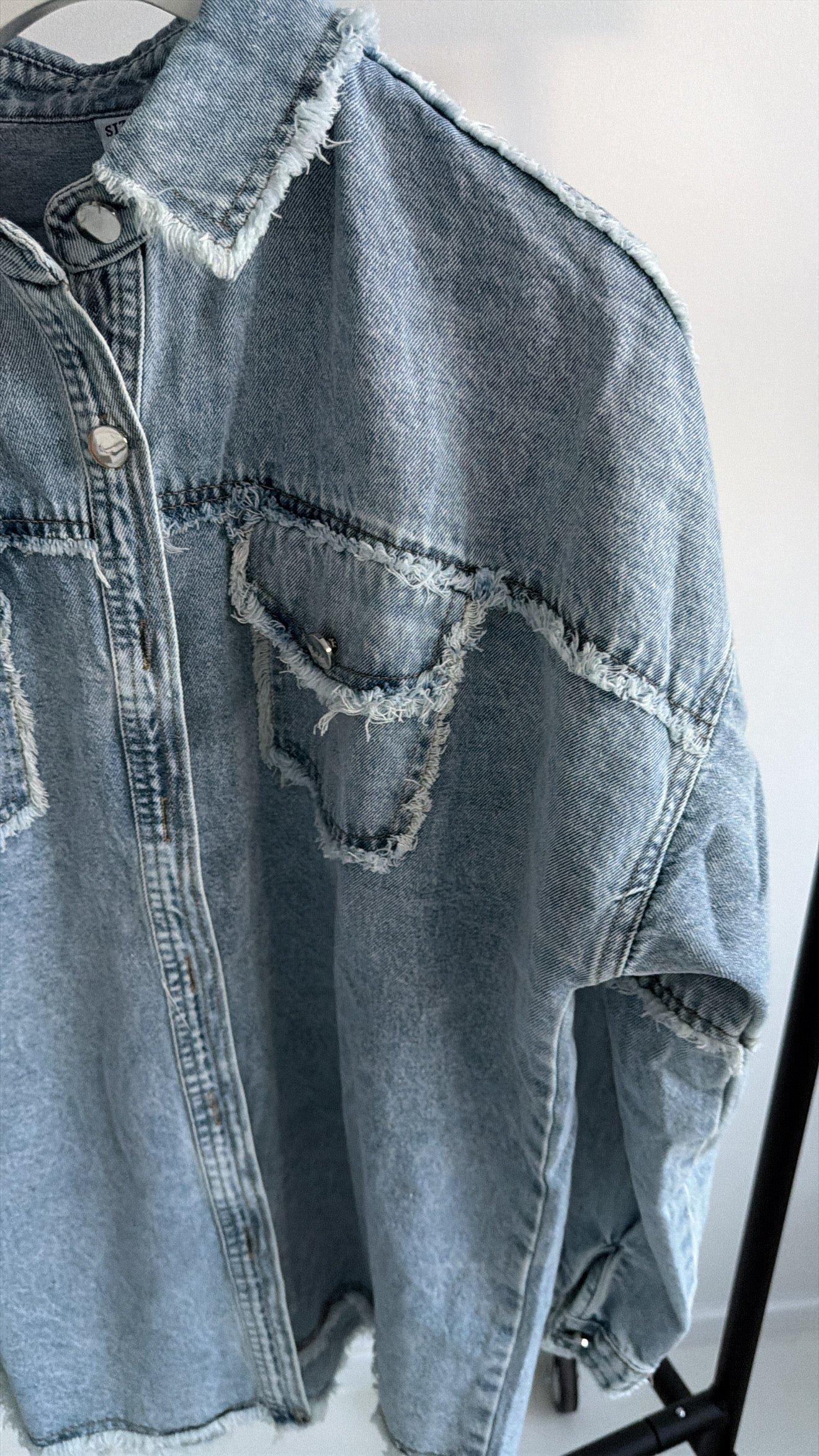 Jeans Hemd Destroyed Pockets