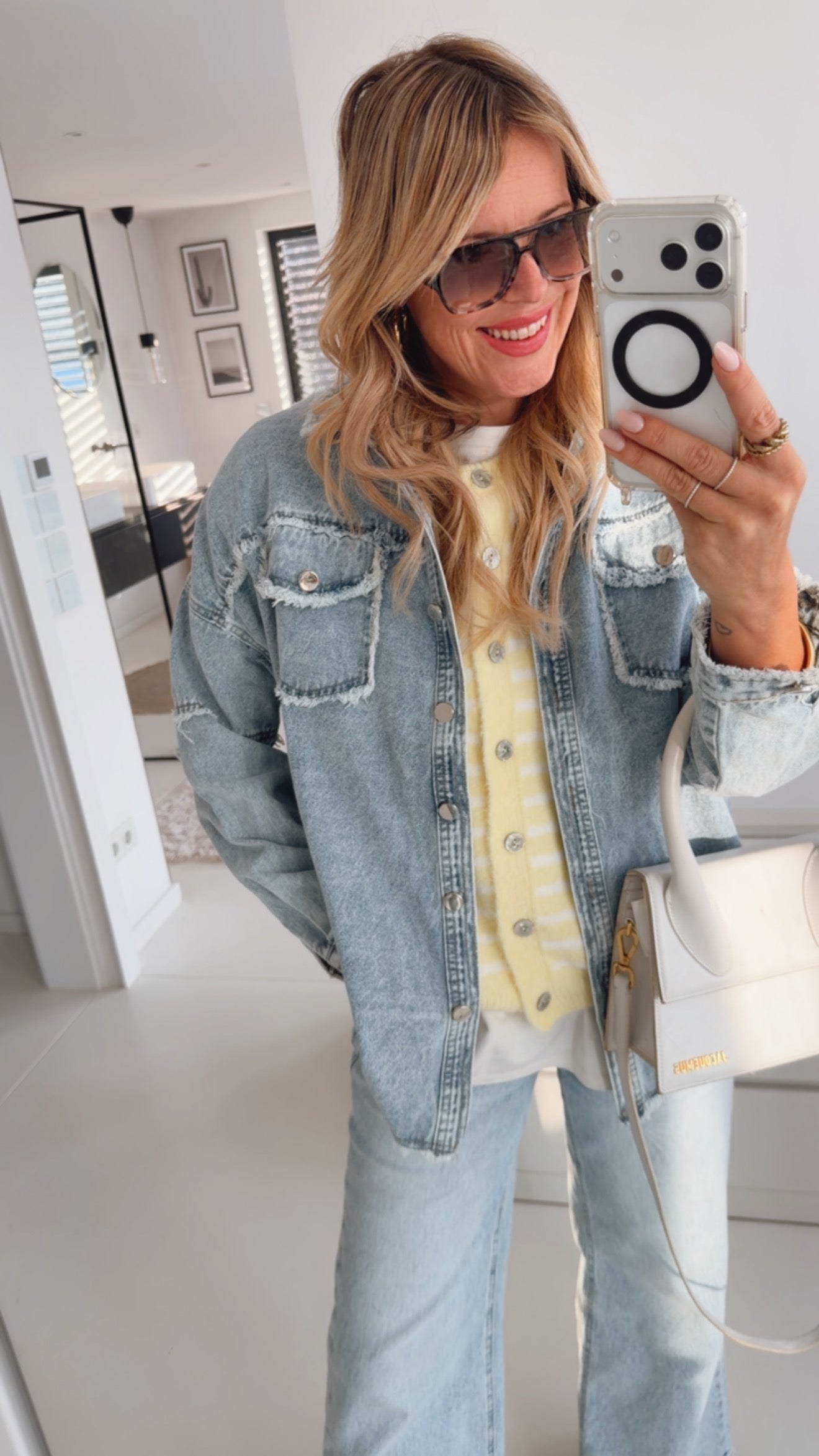 Striped Pullunder Buttons