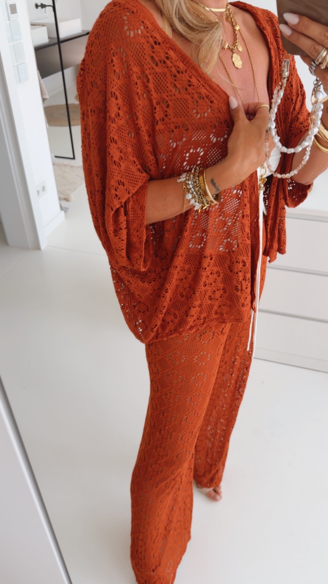 Lace Kimono Loose