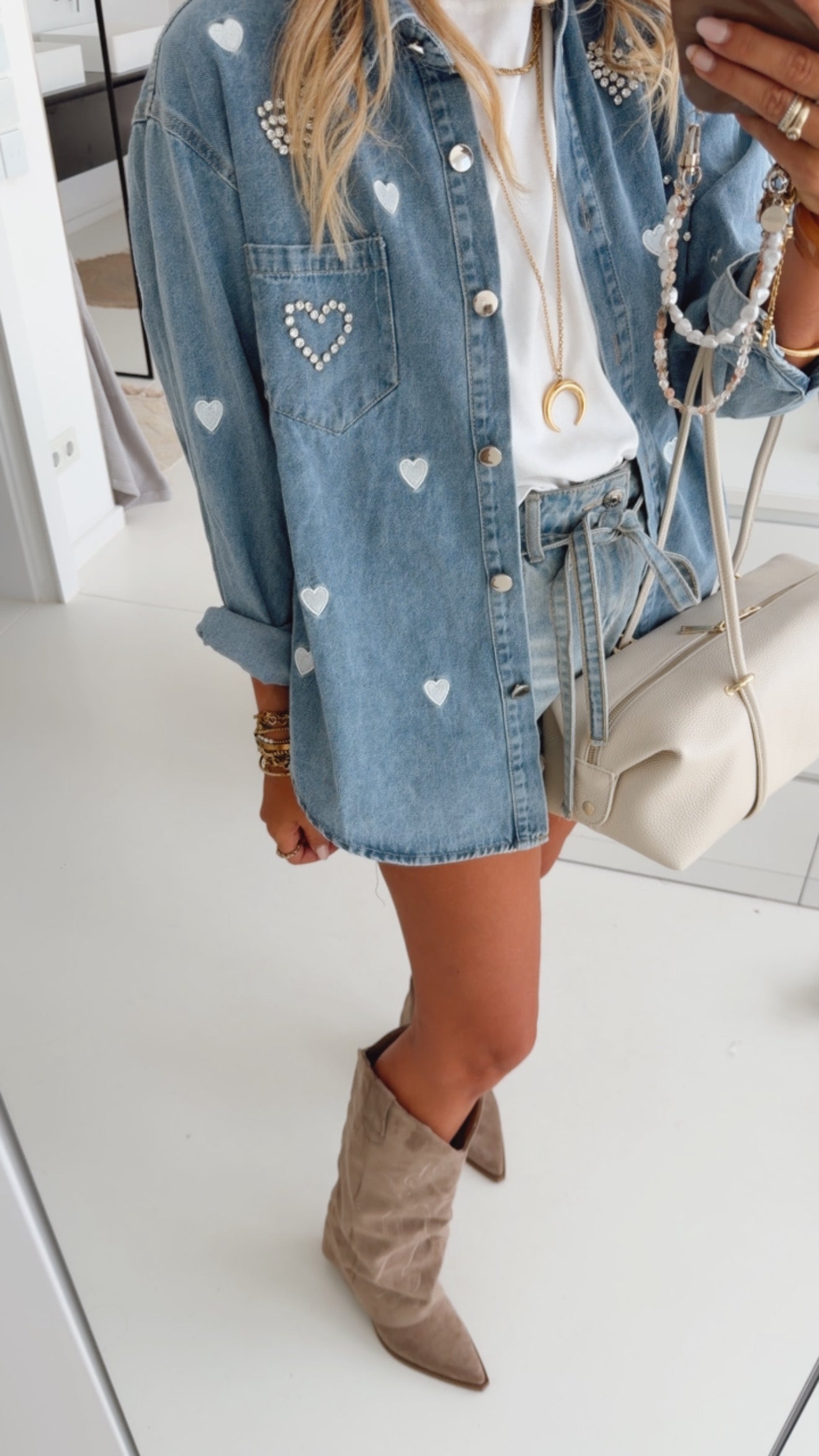 Jeans Hemd Different Hearts