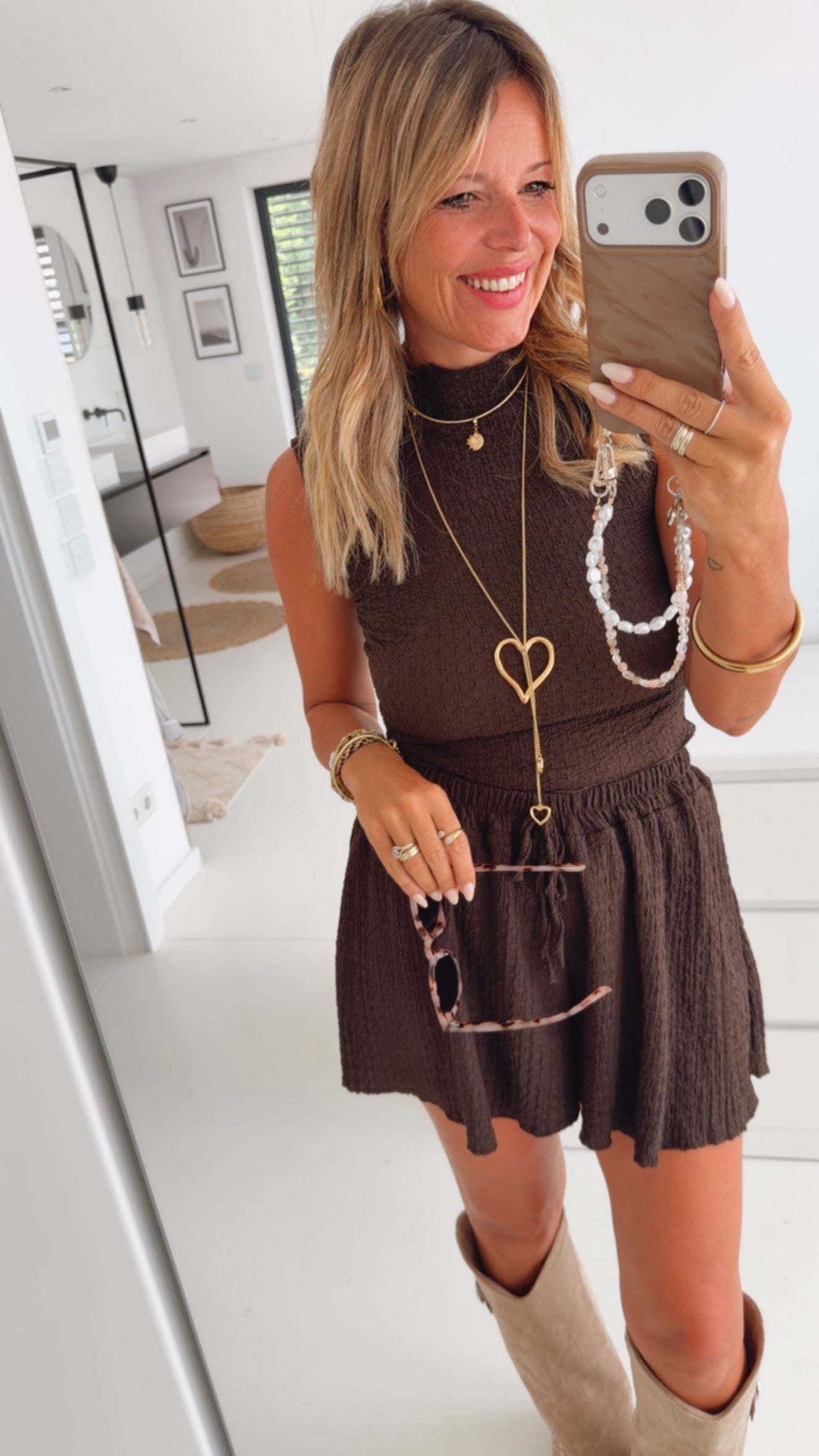 Midi Crinkle Top