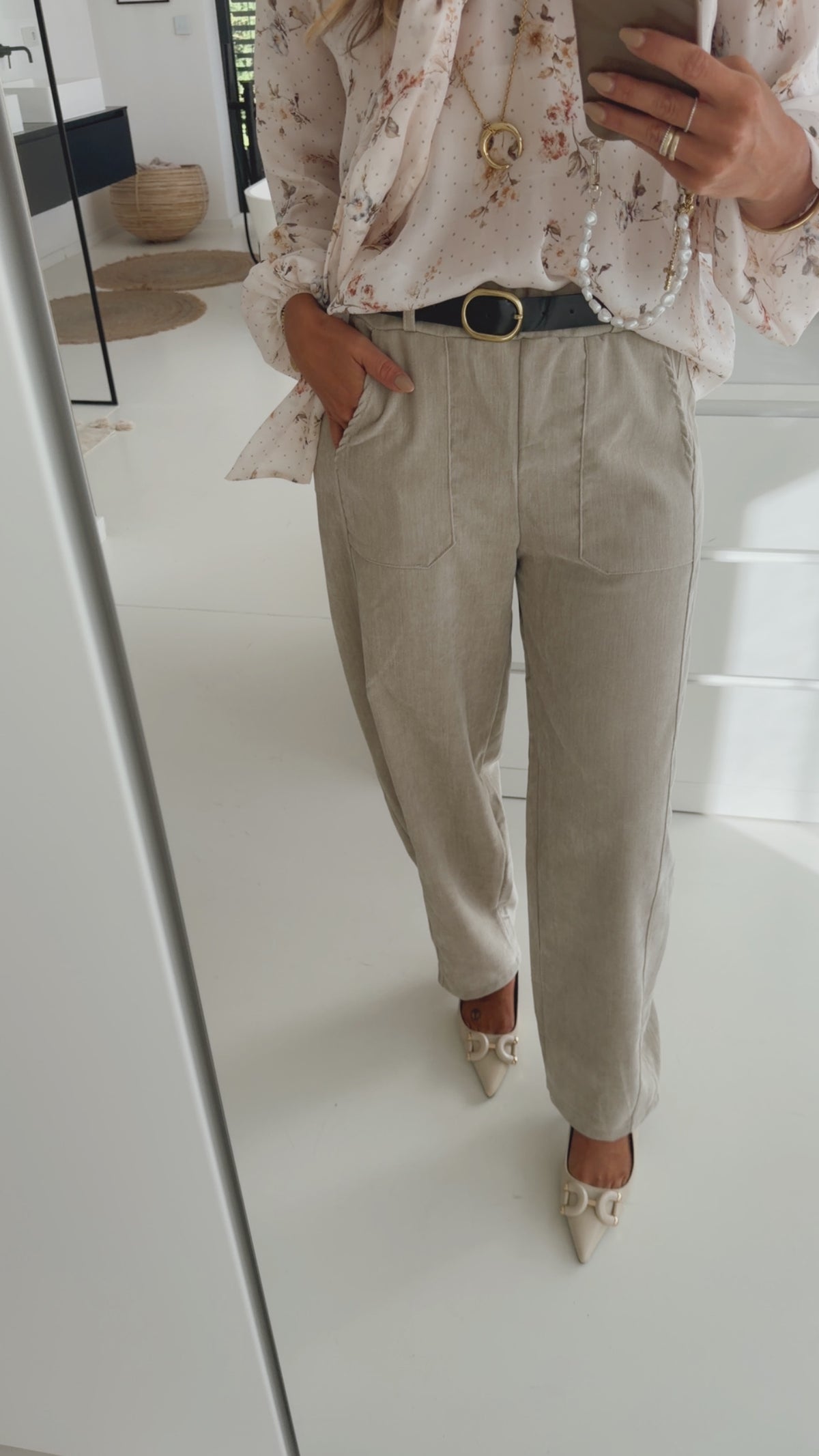 Soft Cord Hose Big Pockets
