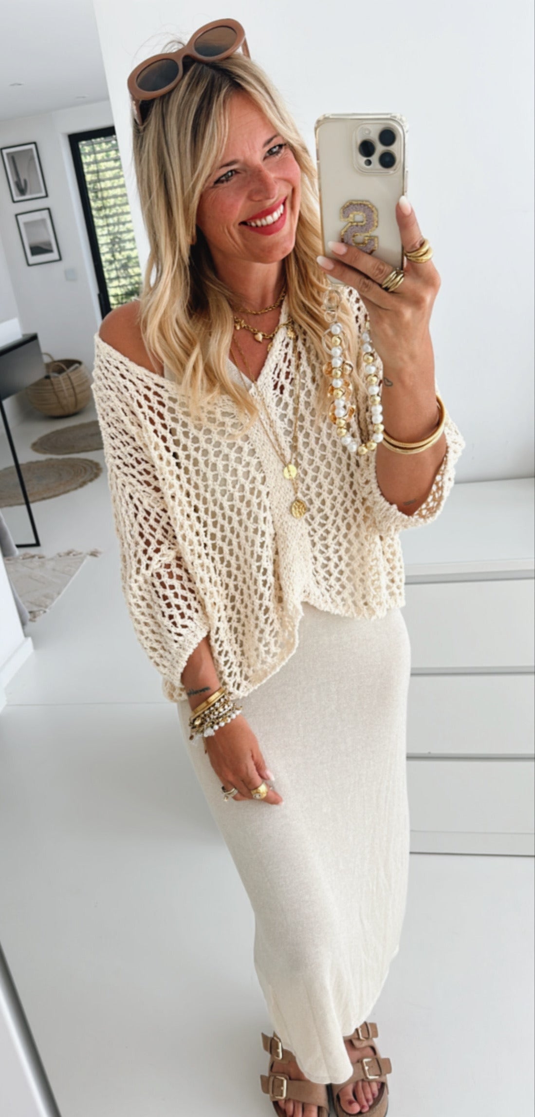 Pullover Net Knit
