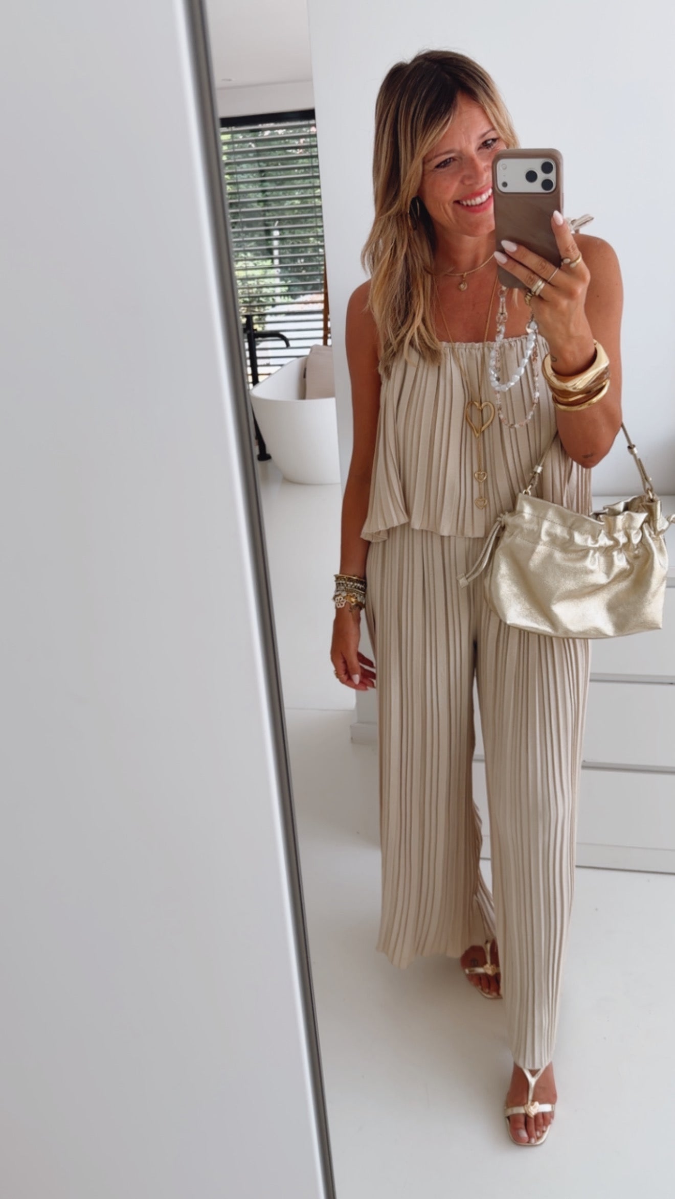 Plissee Jumper