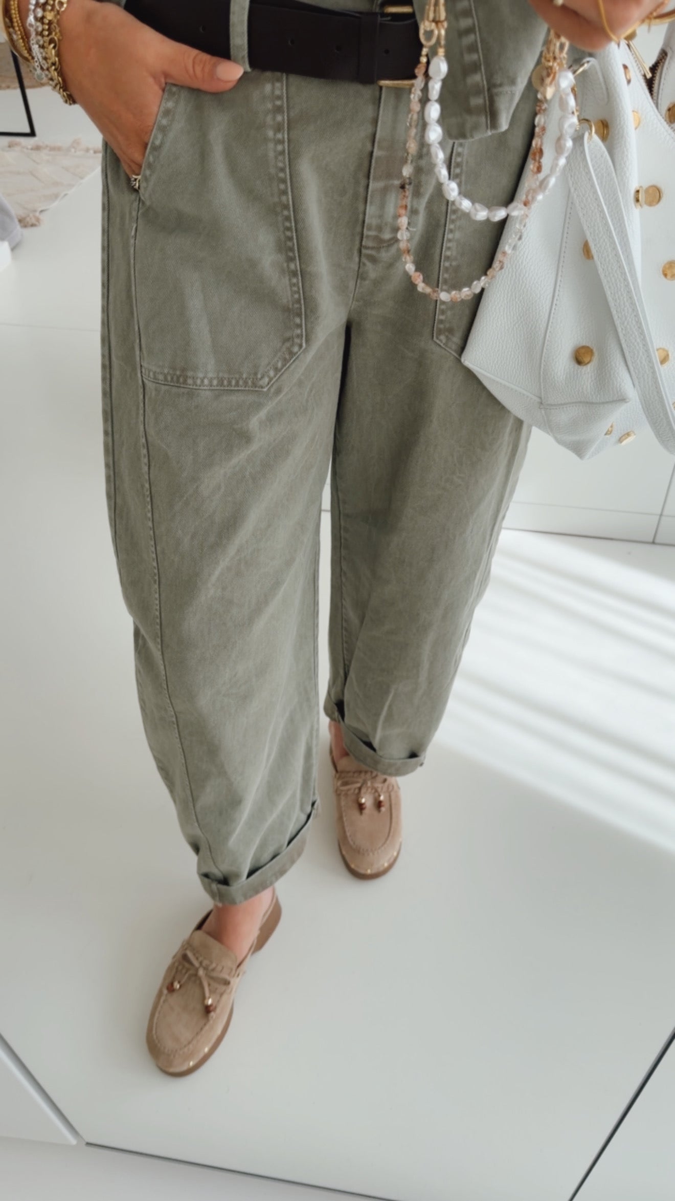 Barrel Hose Jeans Optik