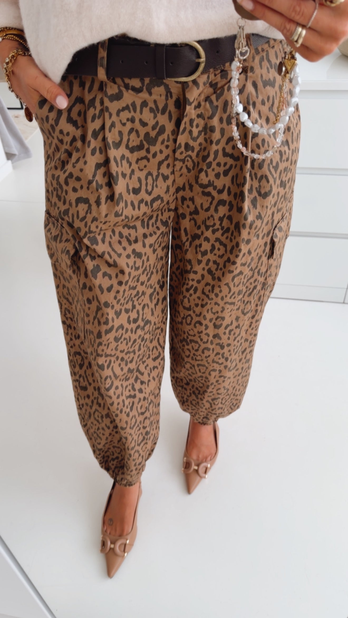 Leo Cargo Hose mit Gürtel