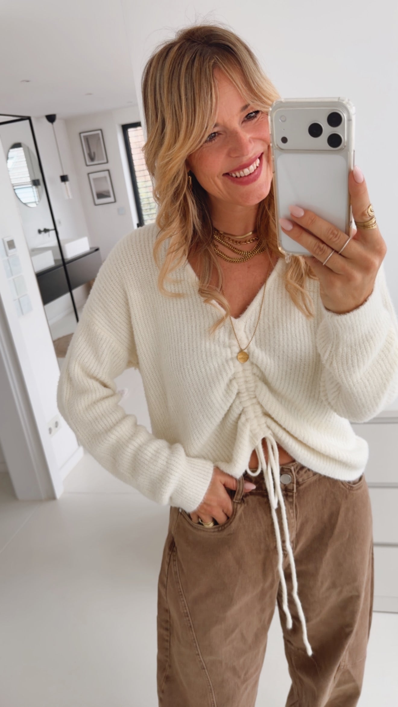 Knit Pulli Favorite mit Schnürband