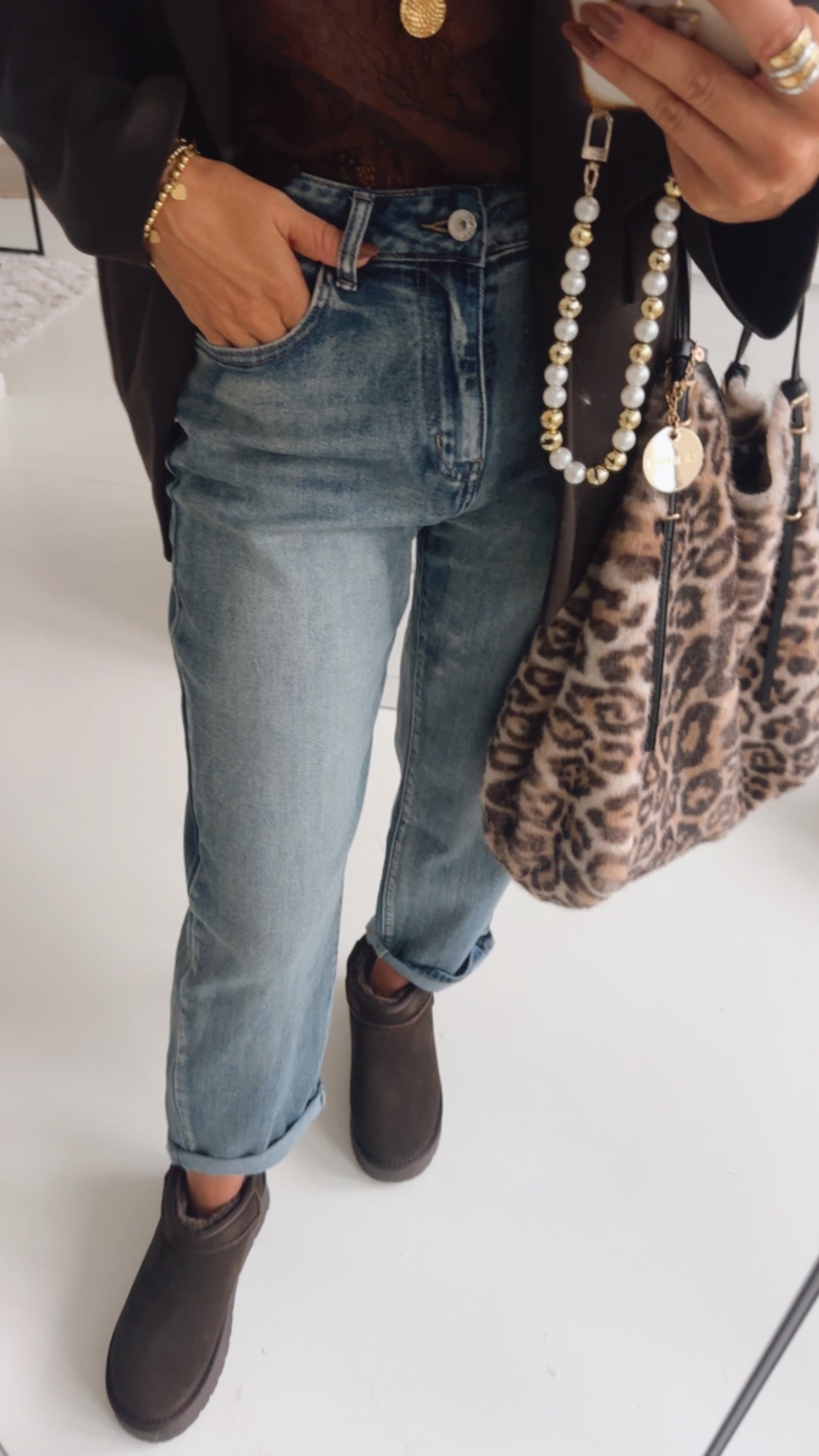 Mom Jeans Umschlag