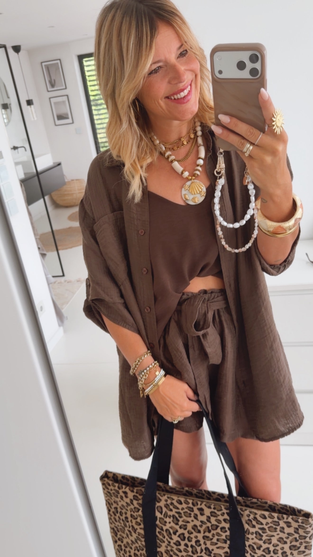 Flowy Structured Hemd