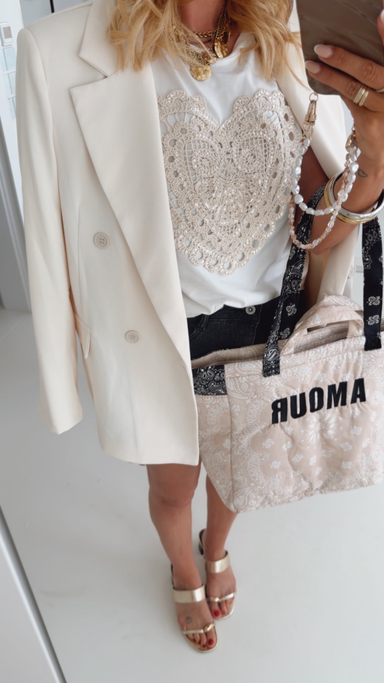 Blazer Buttons mit Taschen