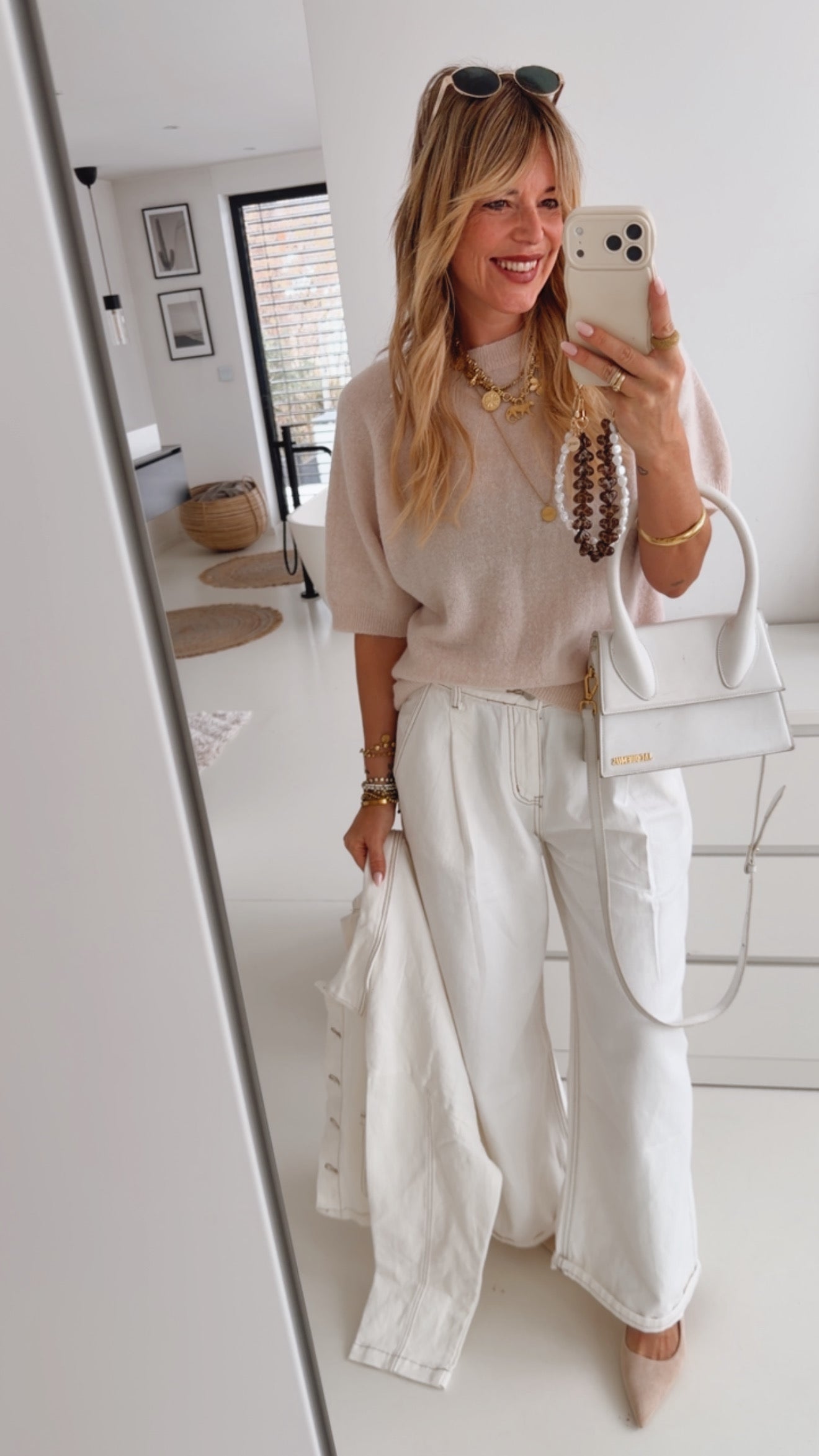 Midi Pulli Kurzarm