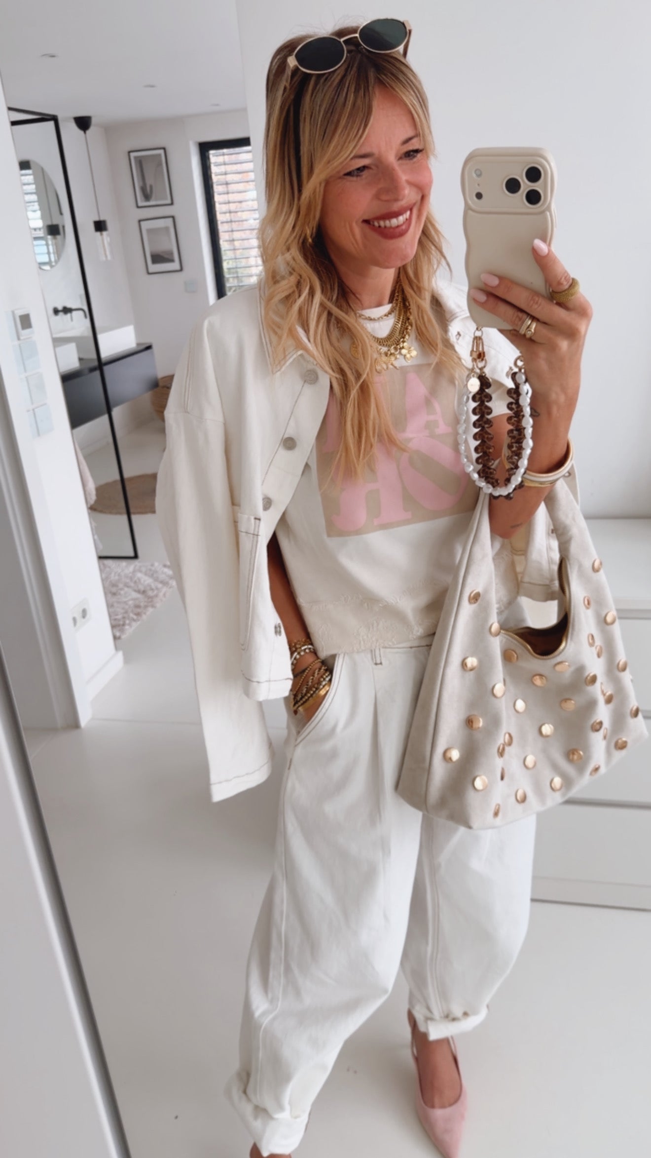 T-Shirt AMOR mit Lace