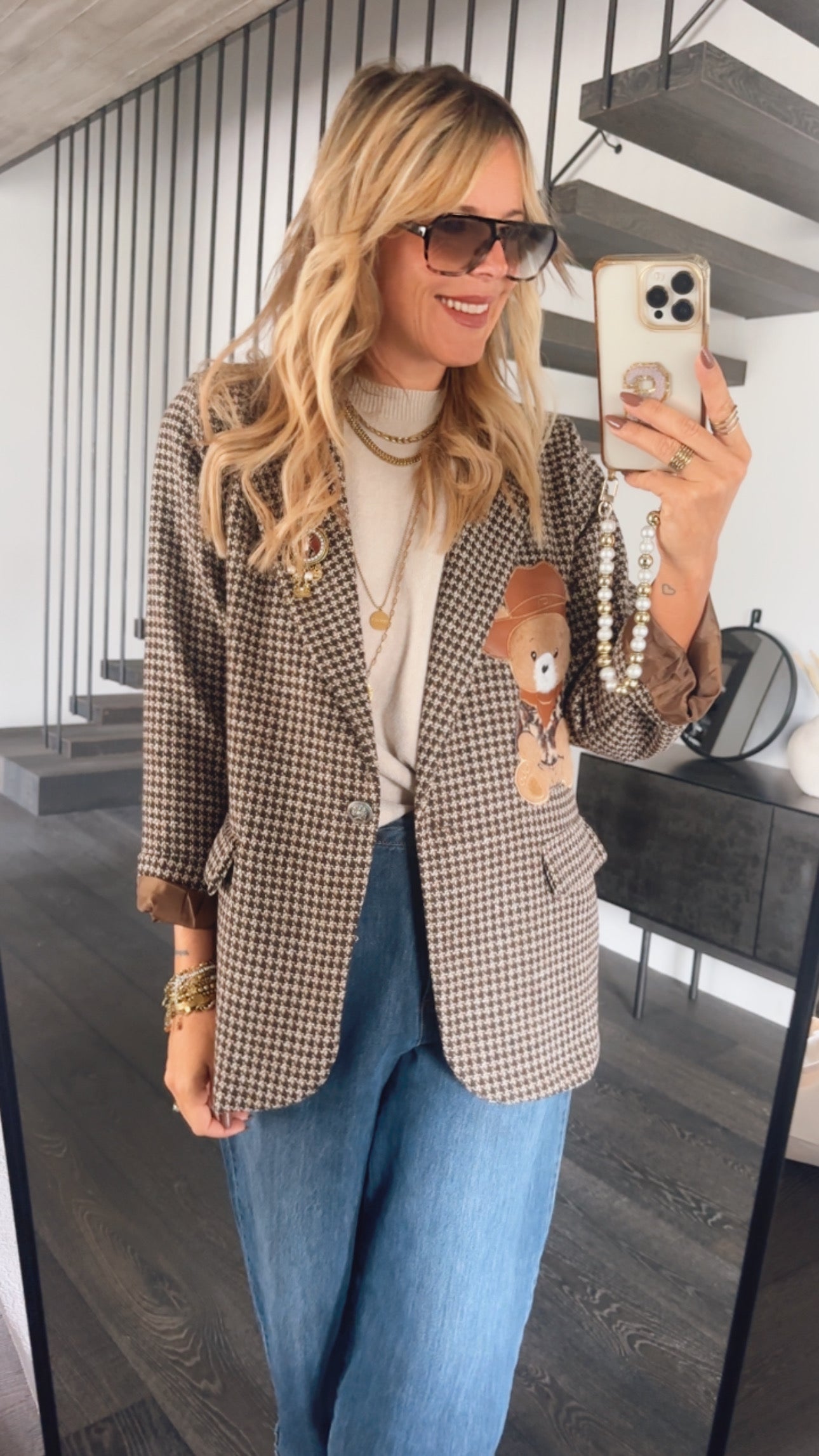 Teddy Blazer Cord Kragen