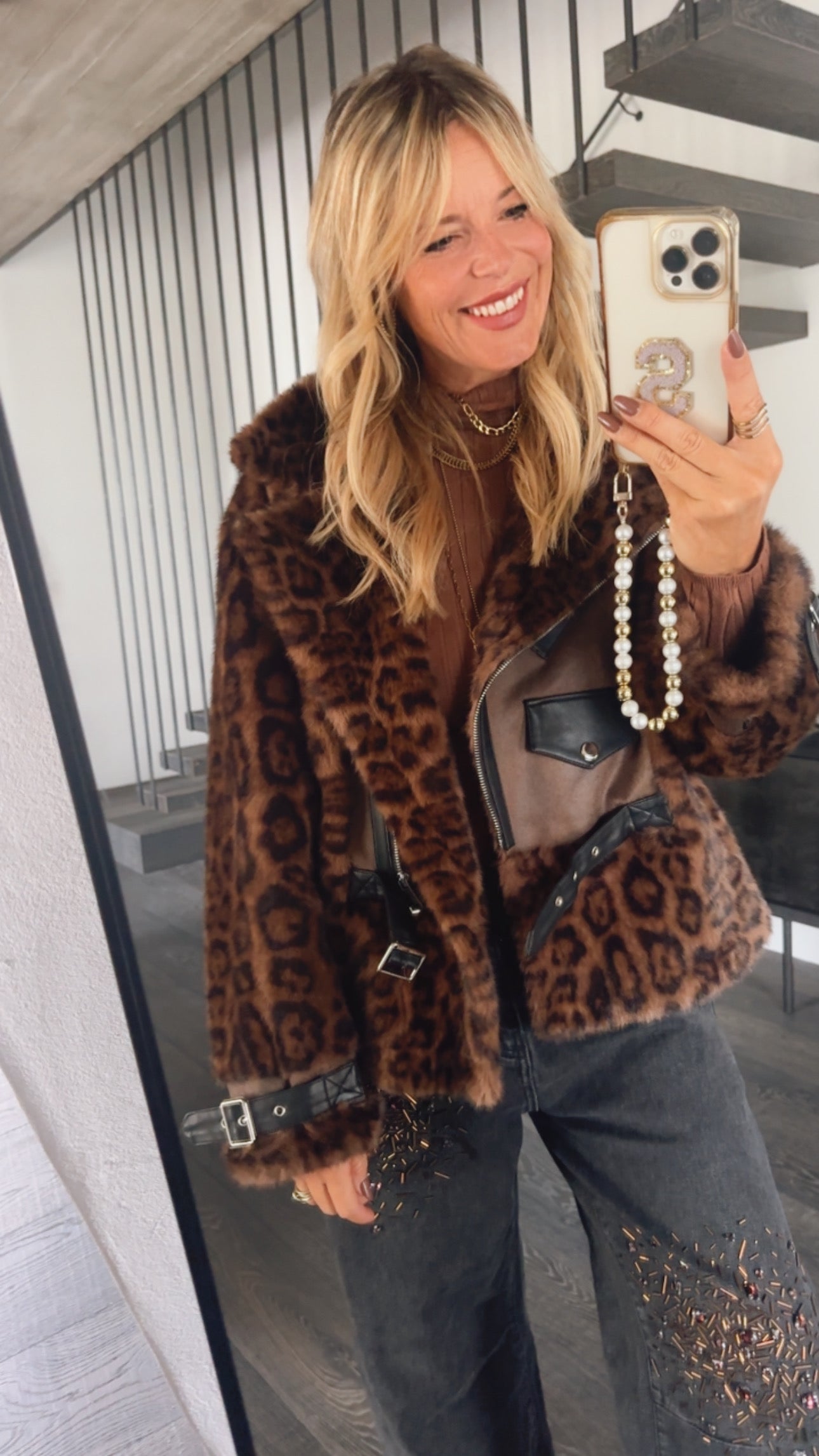 Biker Leo Jacke Flausch