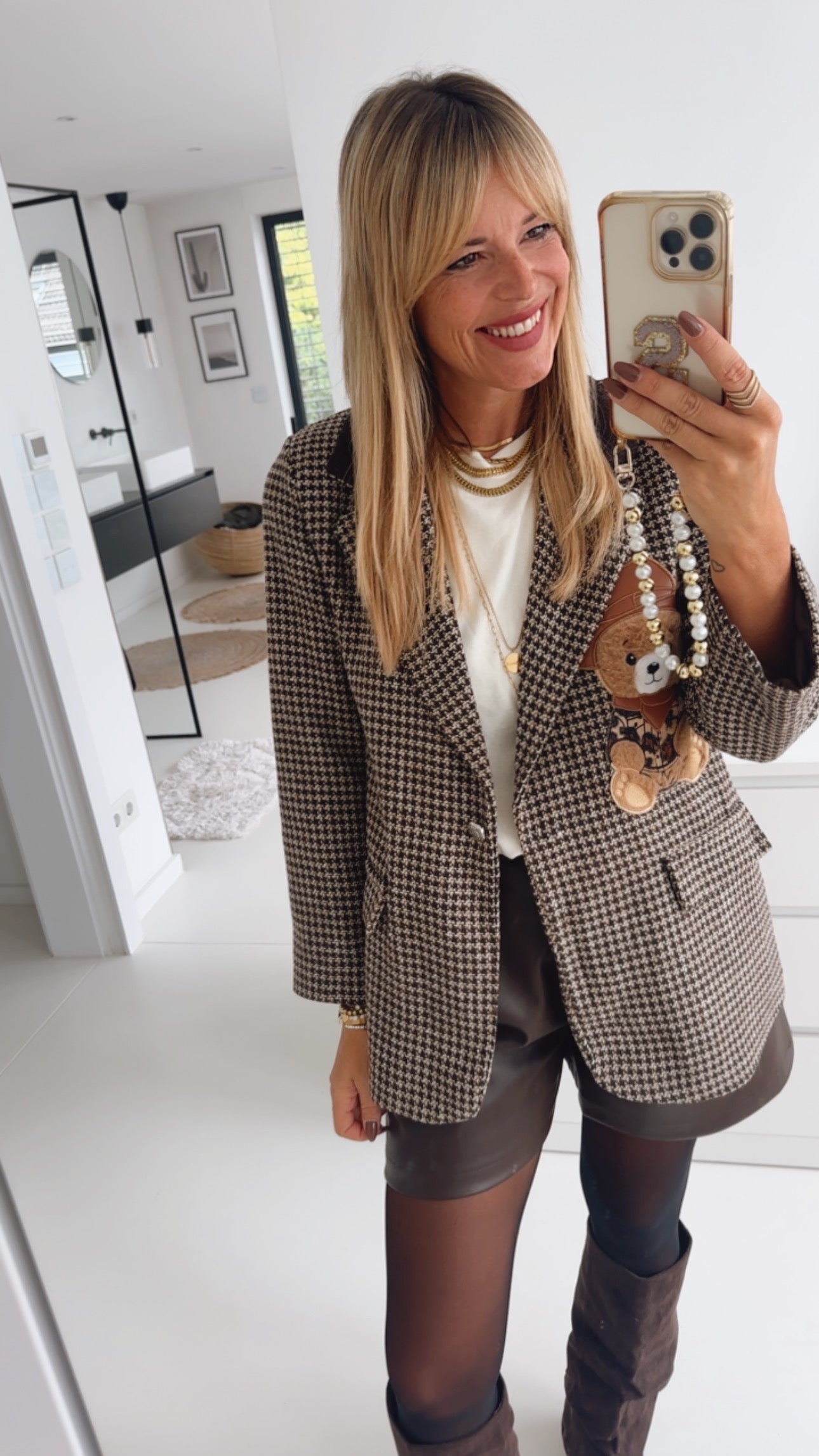 Teddy Blazer Cord Kragen