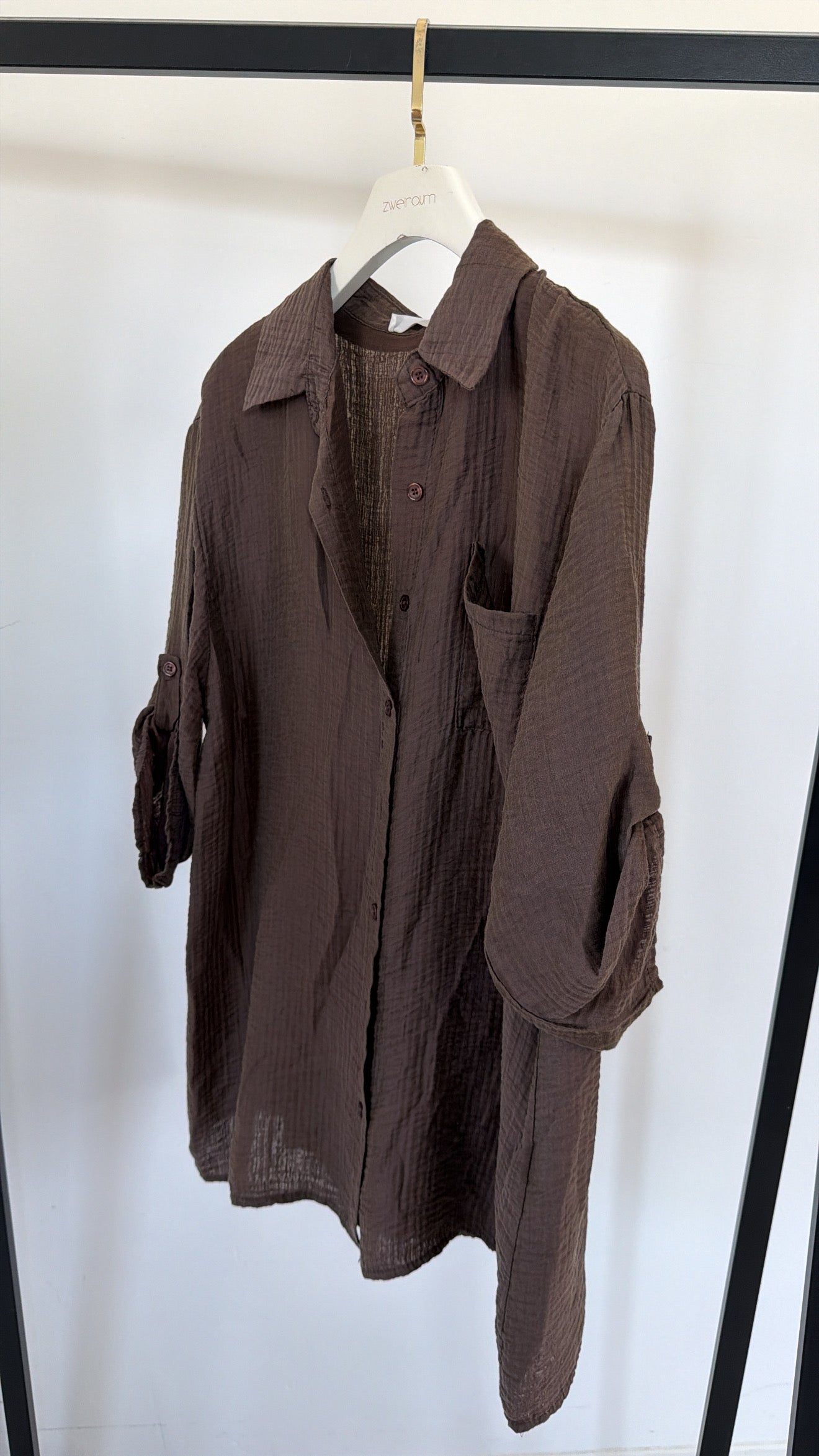 Flowy Structured Hemd