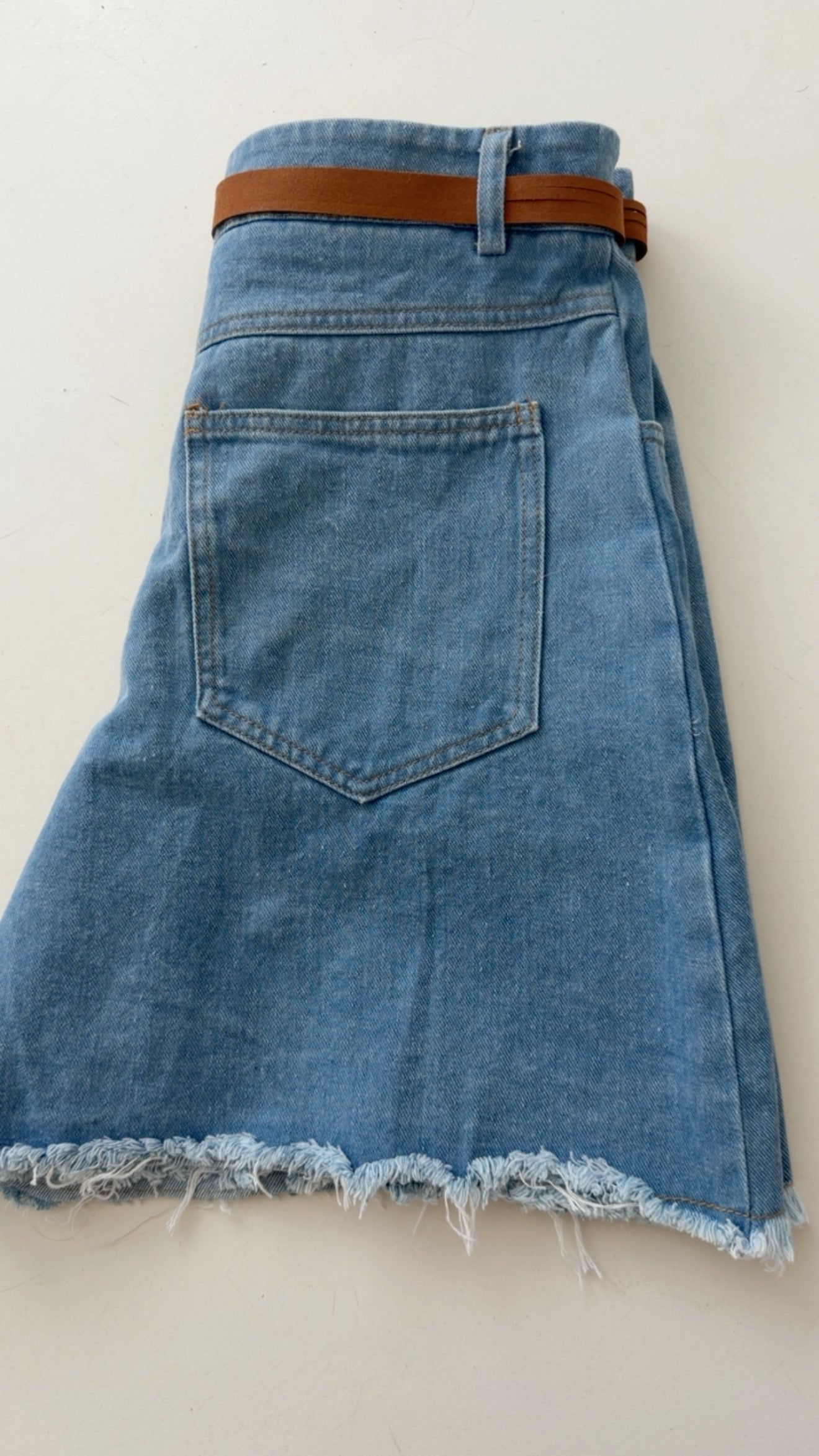 Midi Jeans mit Gürtel Country Love