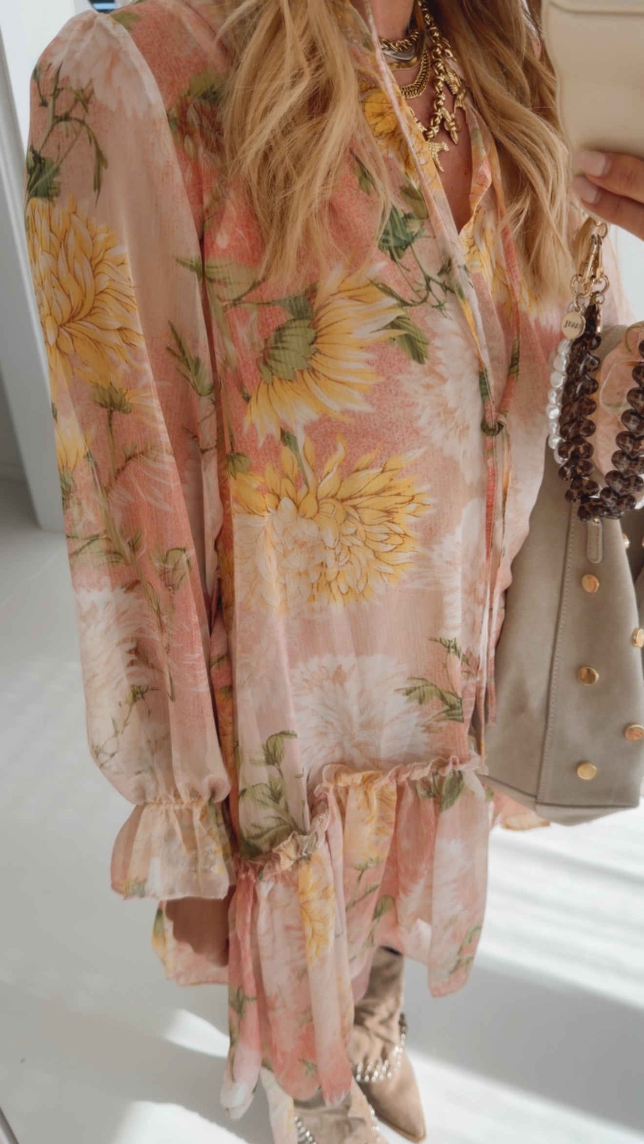 Mini Kleid Flower Print