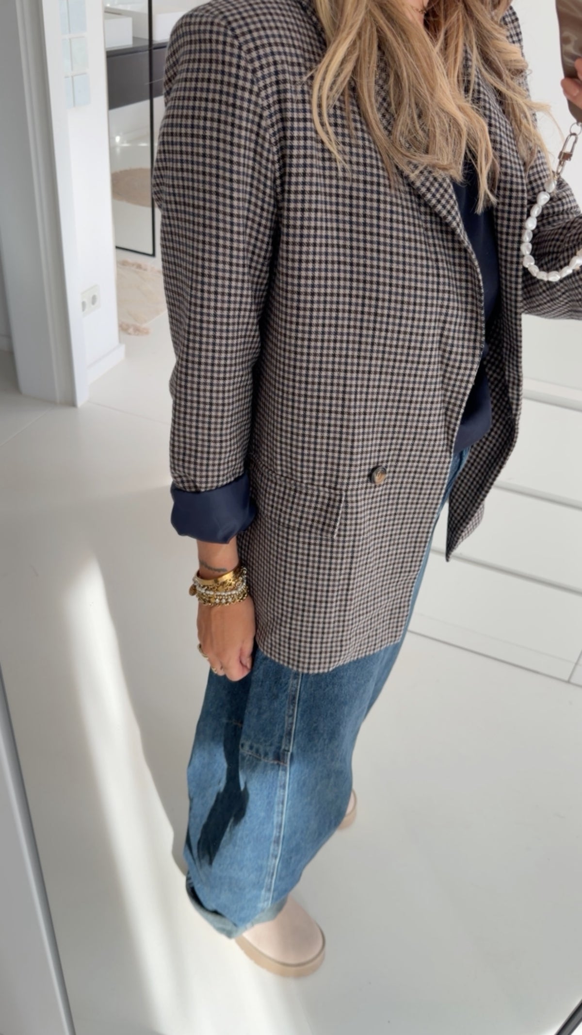 Karo Blazer Leo Brosche