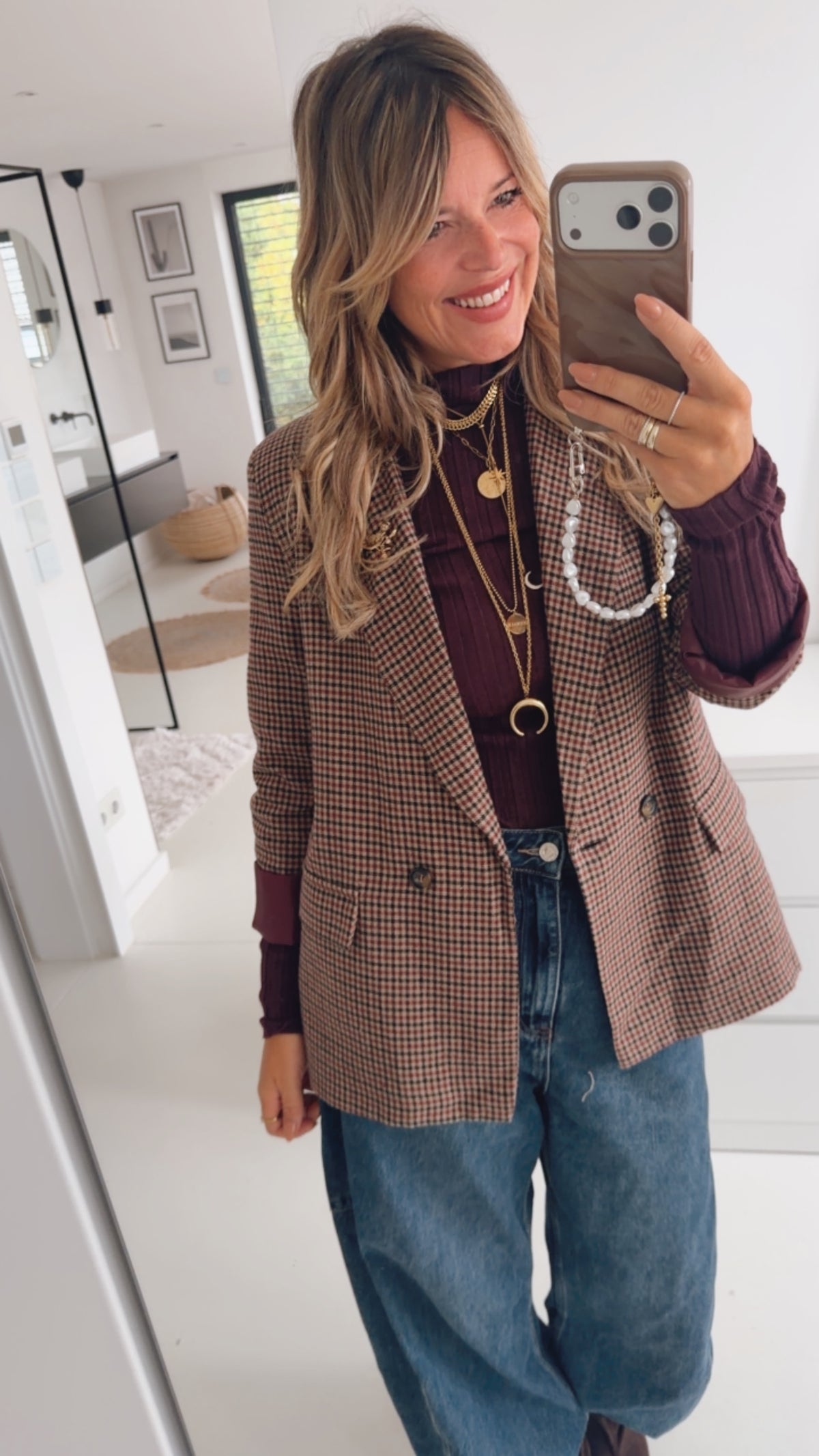 Karo Blazer Leo Brosche