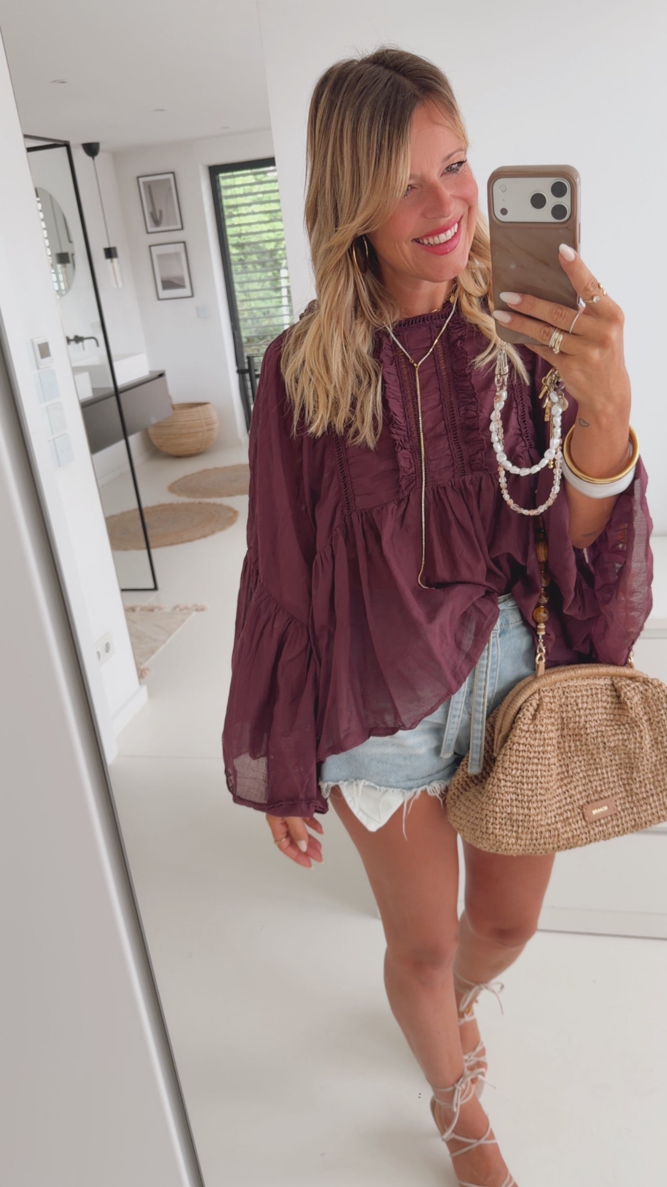 Boho Loose Arm Bluse