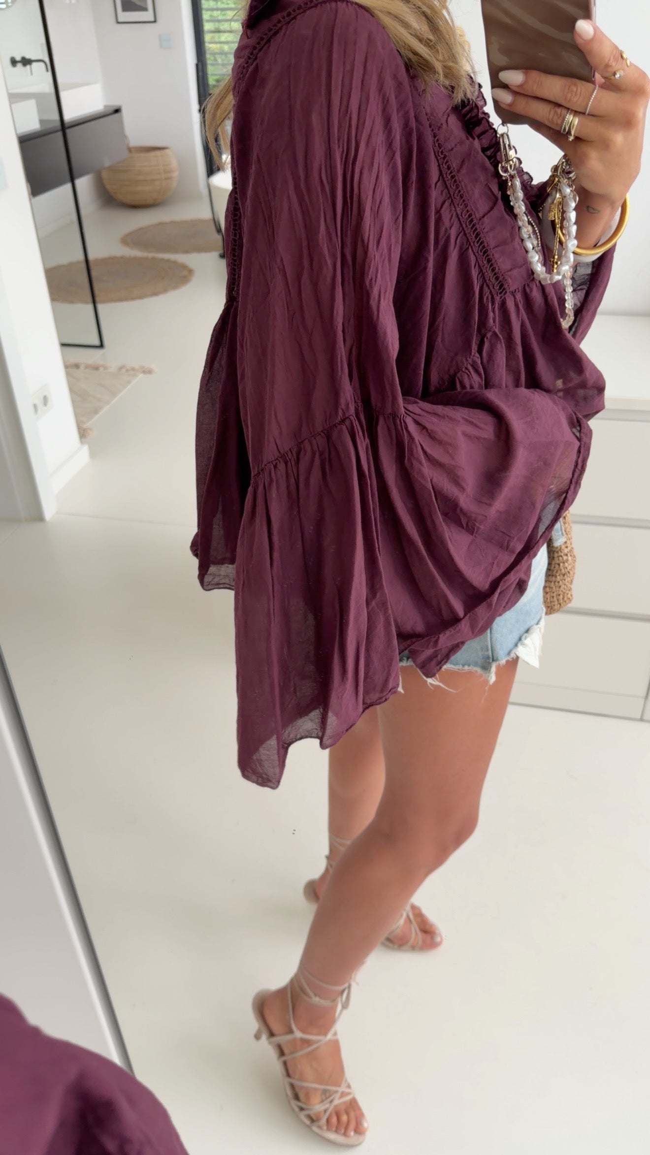 Boho Loose Arm Bluse
