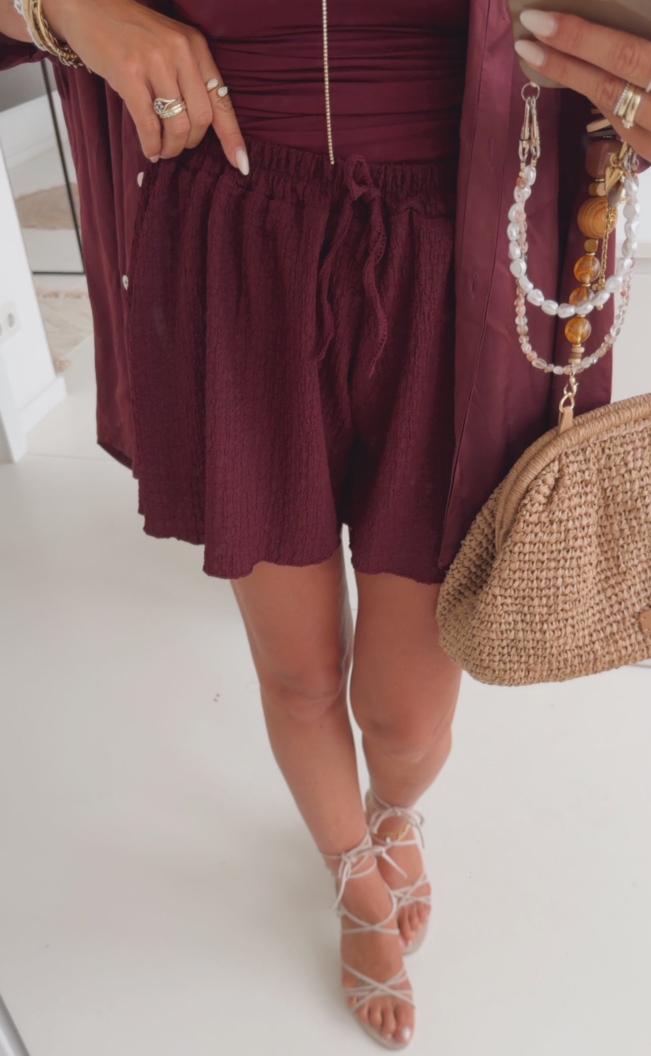 Crinkle Shorts