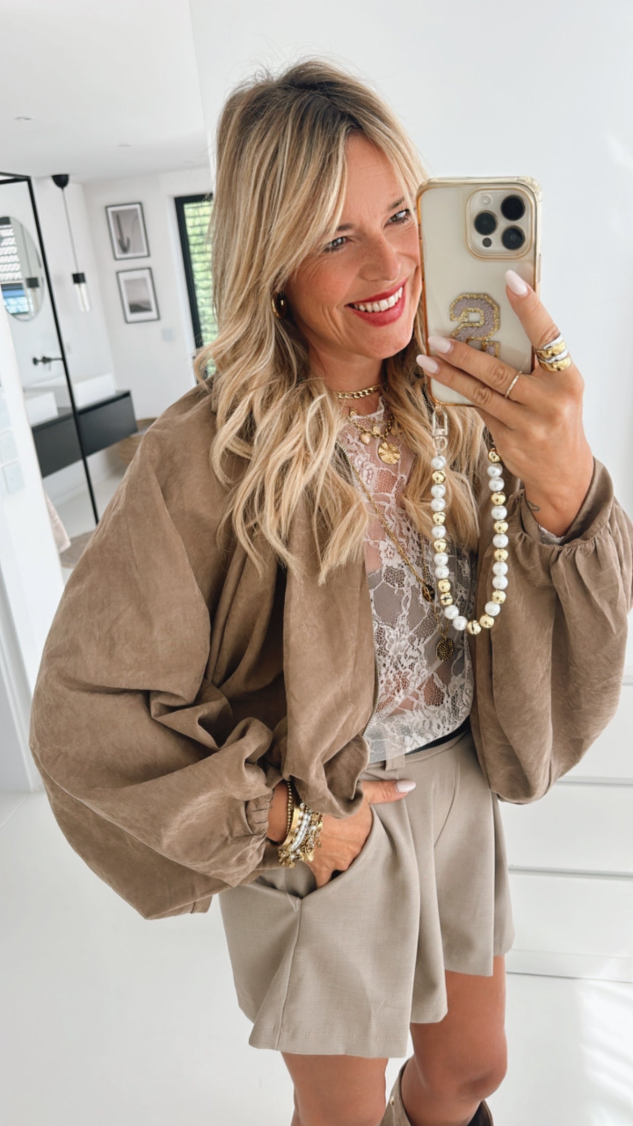 Midi Puffy Oversize Jacke