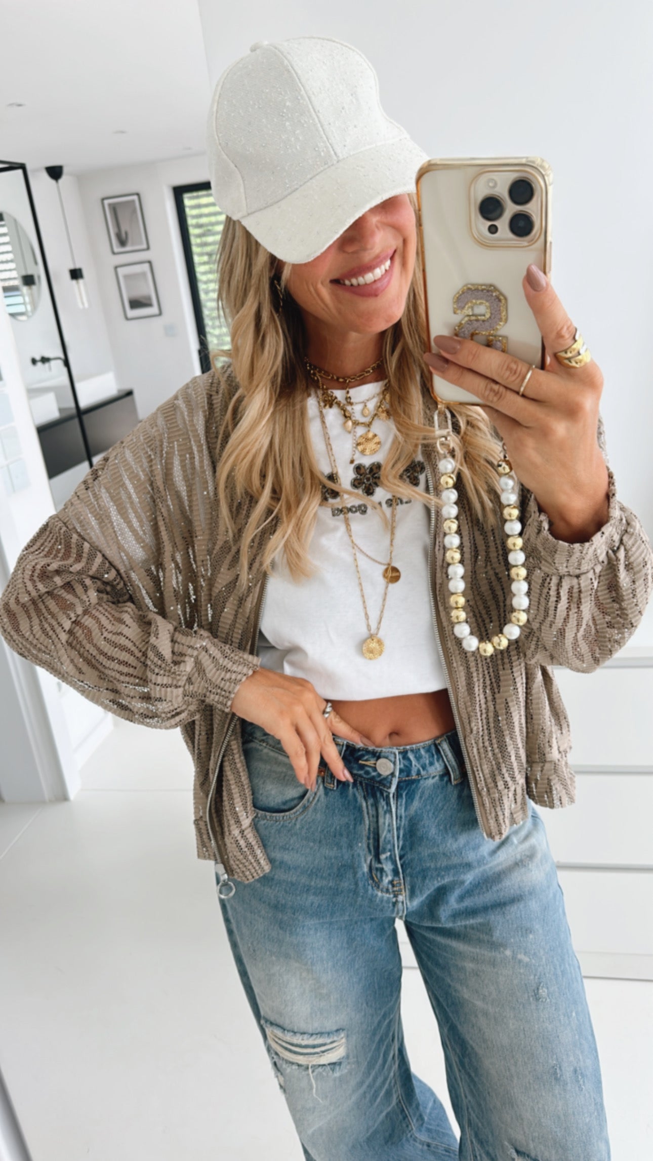 Midi Jacke Dreamy Sparkle