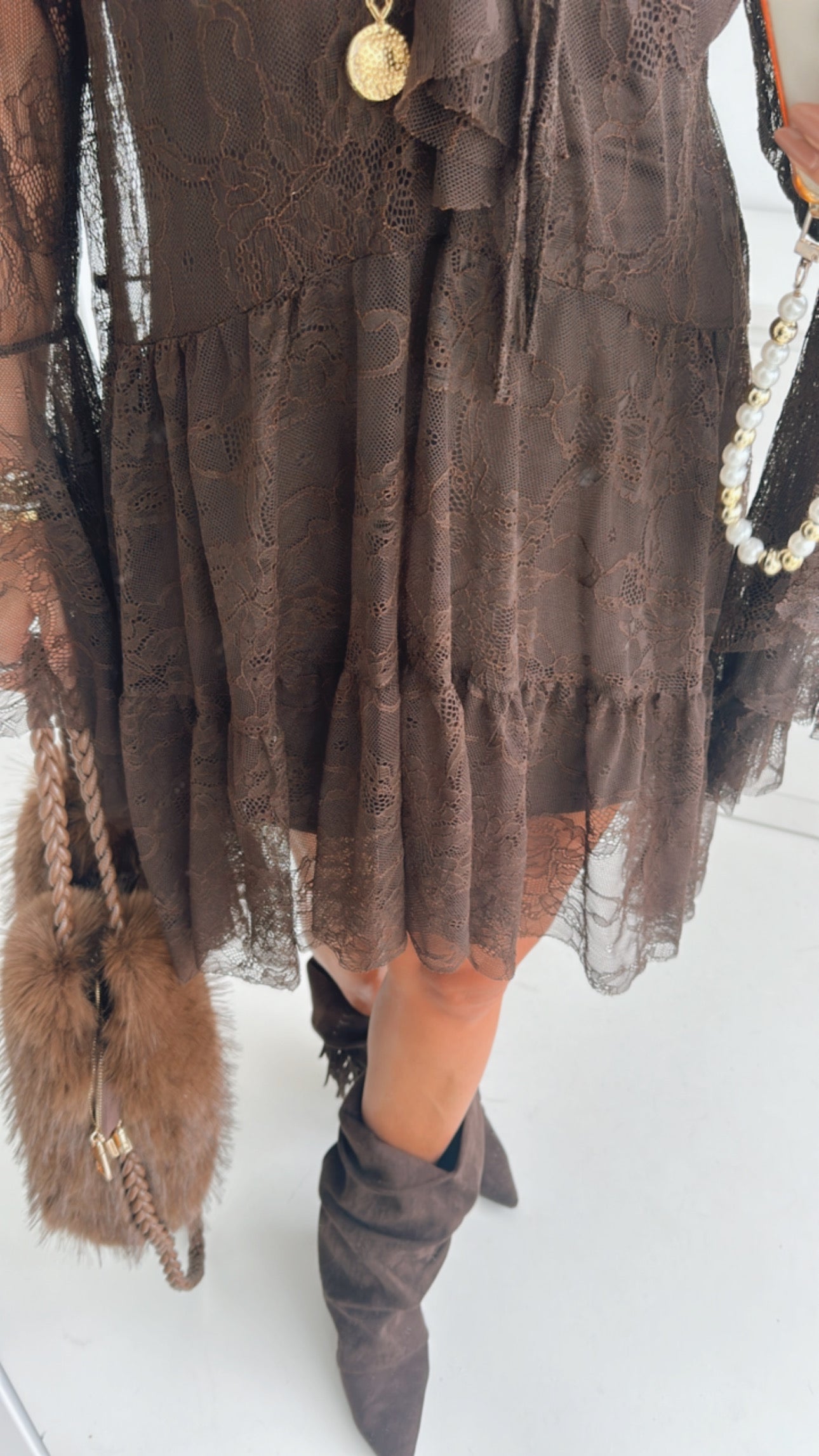 Mini Kleid Lace Lover