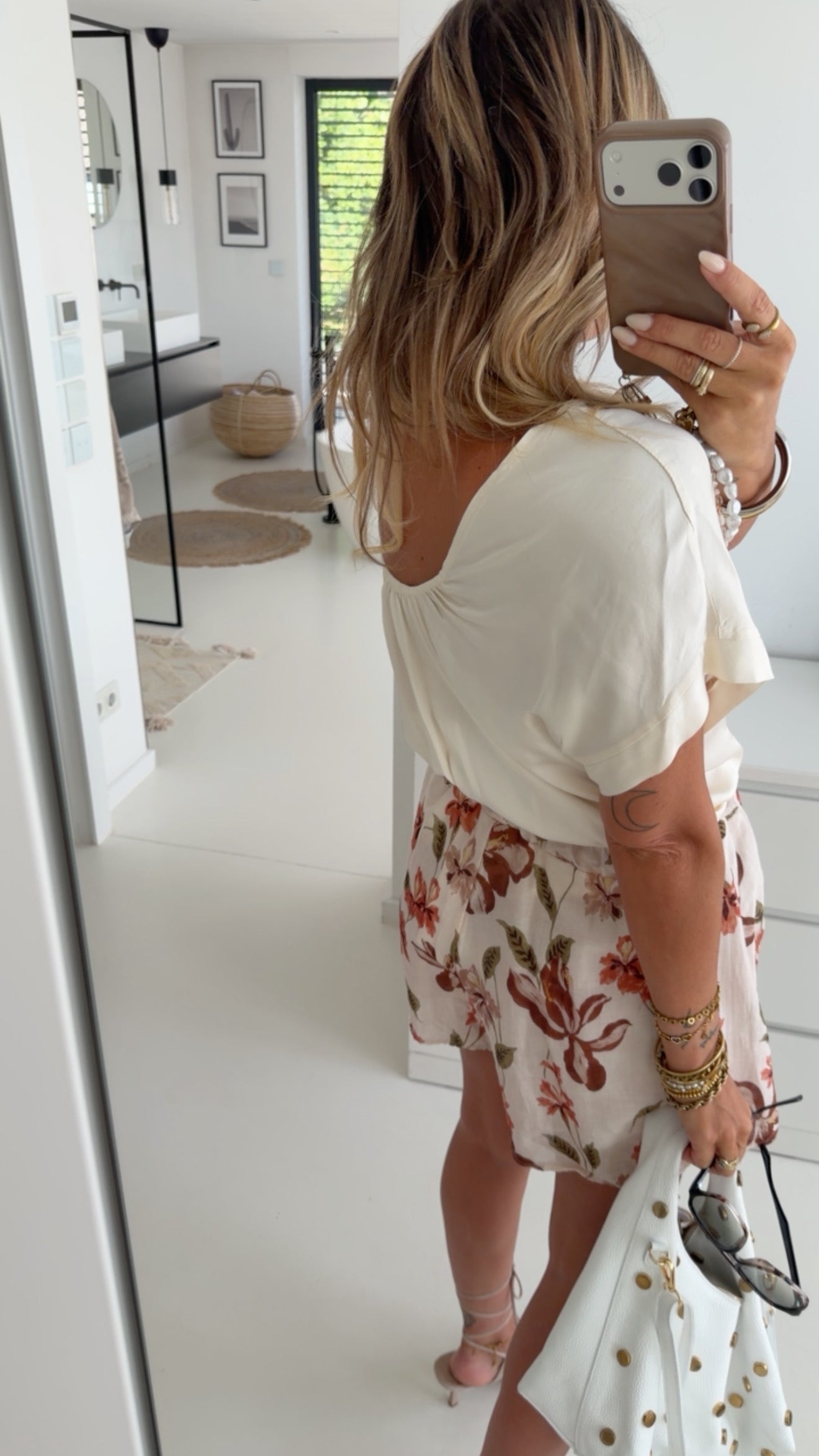 Silky Oberteil Scrunched Back