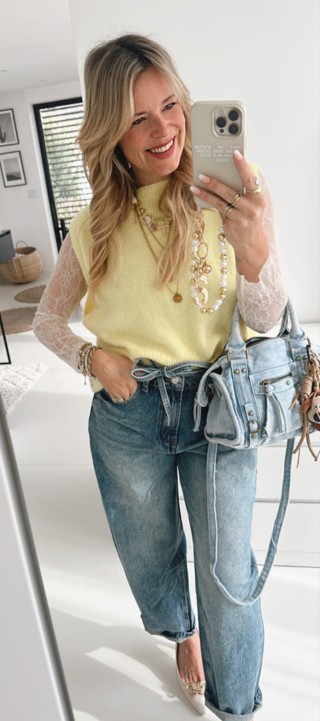 Longsleeve Oberteil Lace