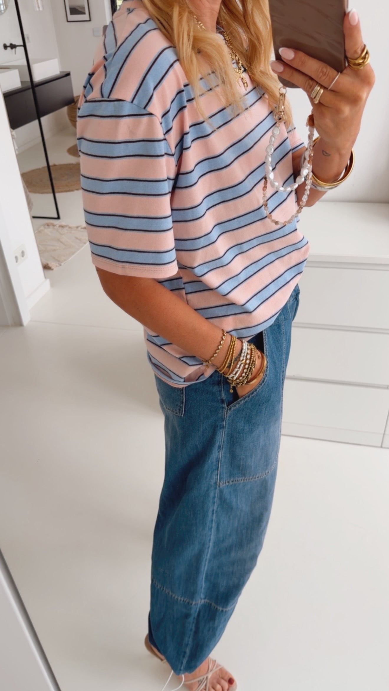 Loose T-Shirt Stripes