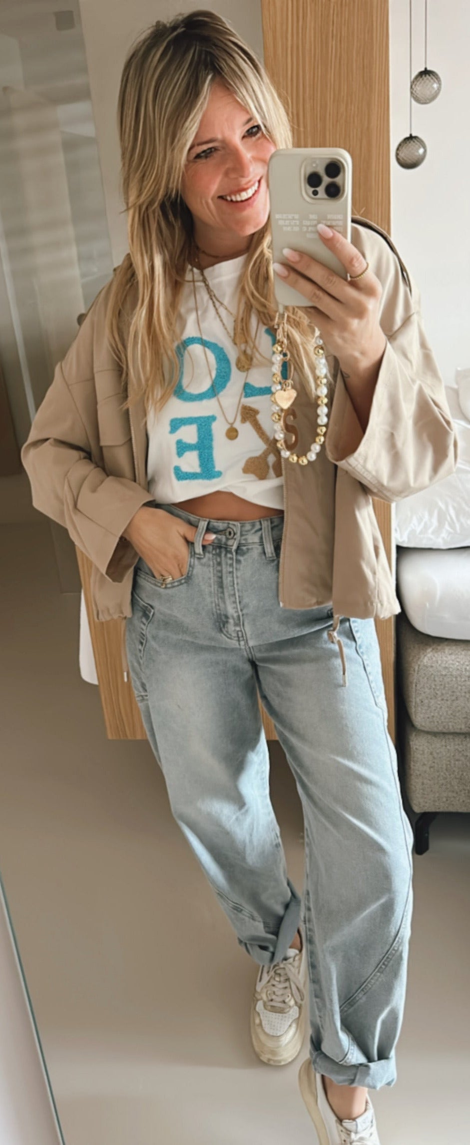 Jeans Seam Side Pocket