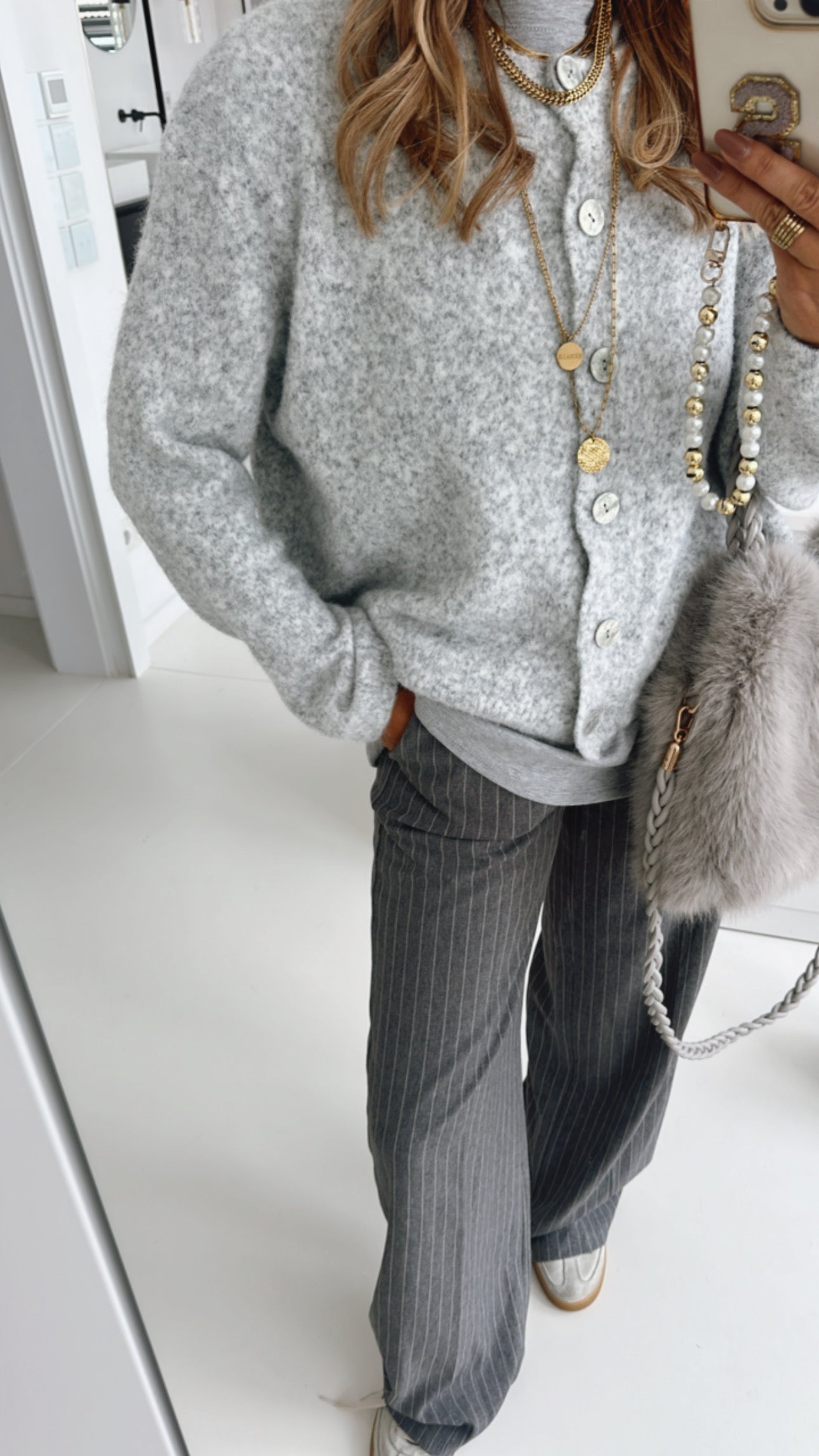 Midi Strickjacke Comfy Buttons