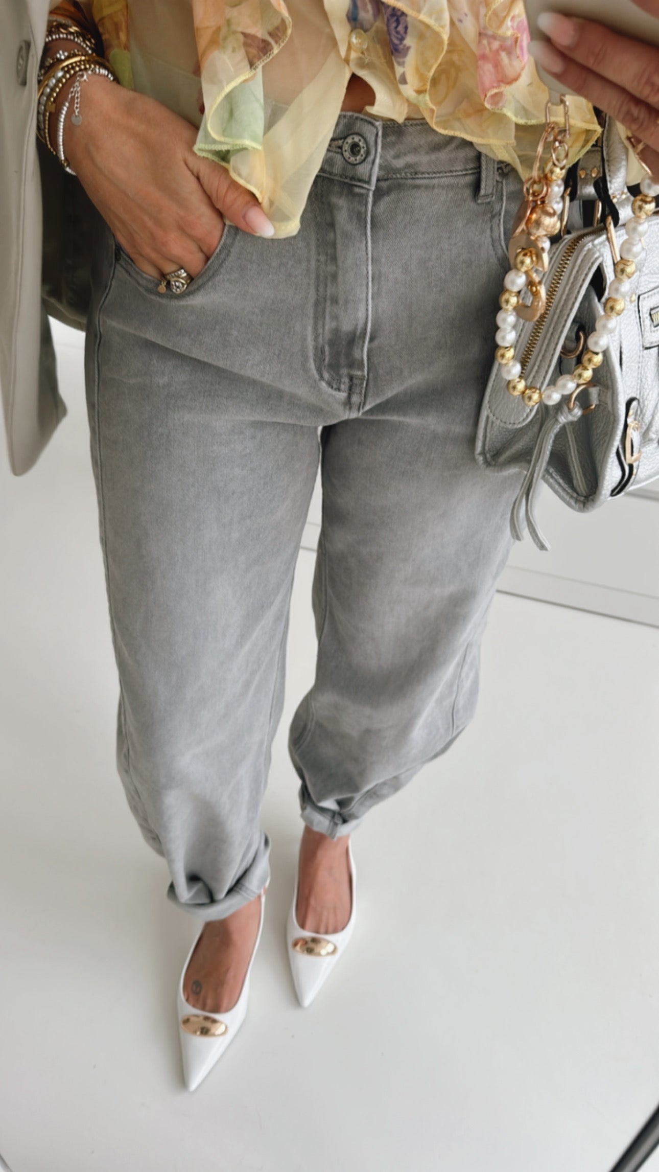 Barrel Jeans High Waist