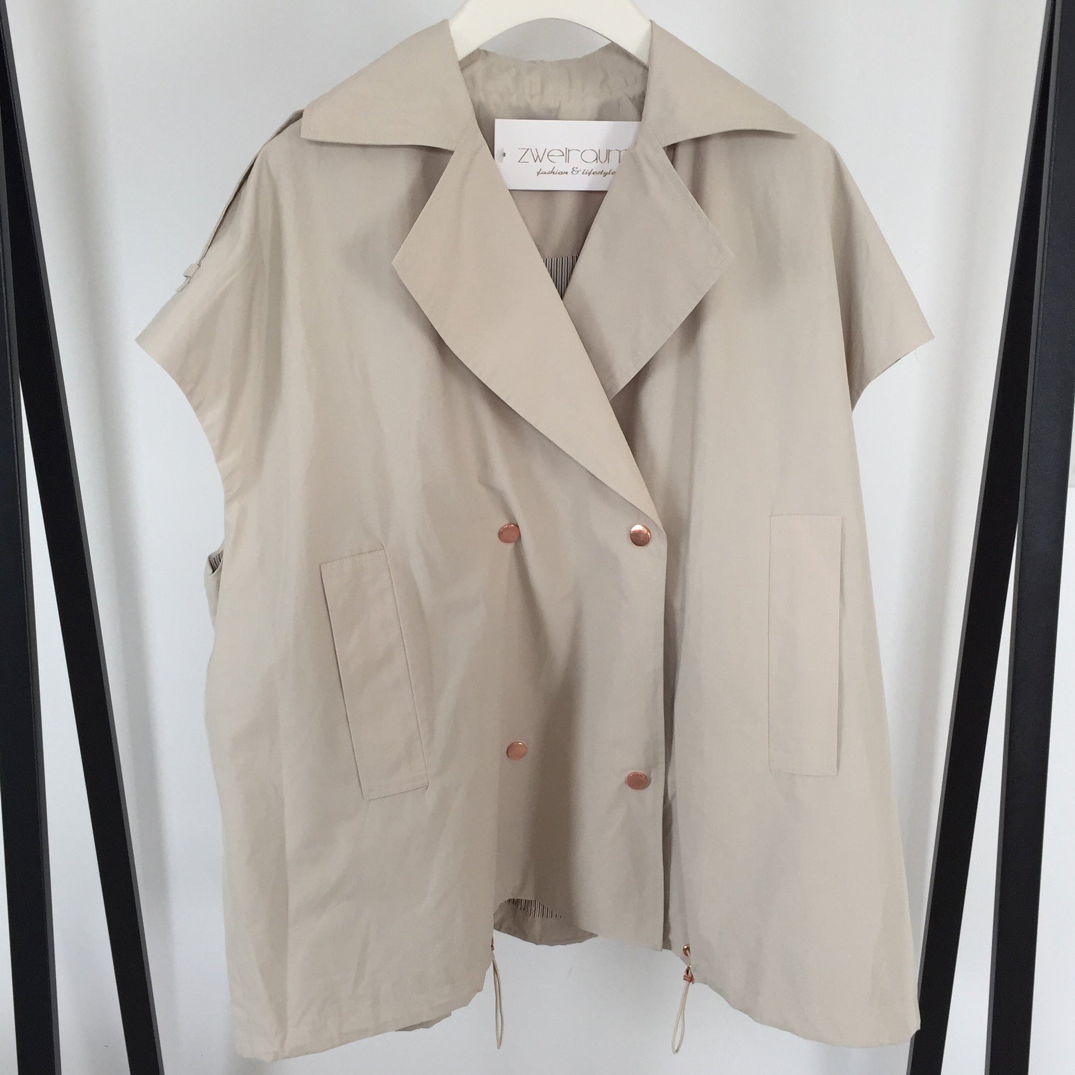 Oversize Weste Trench