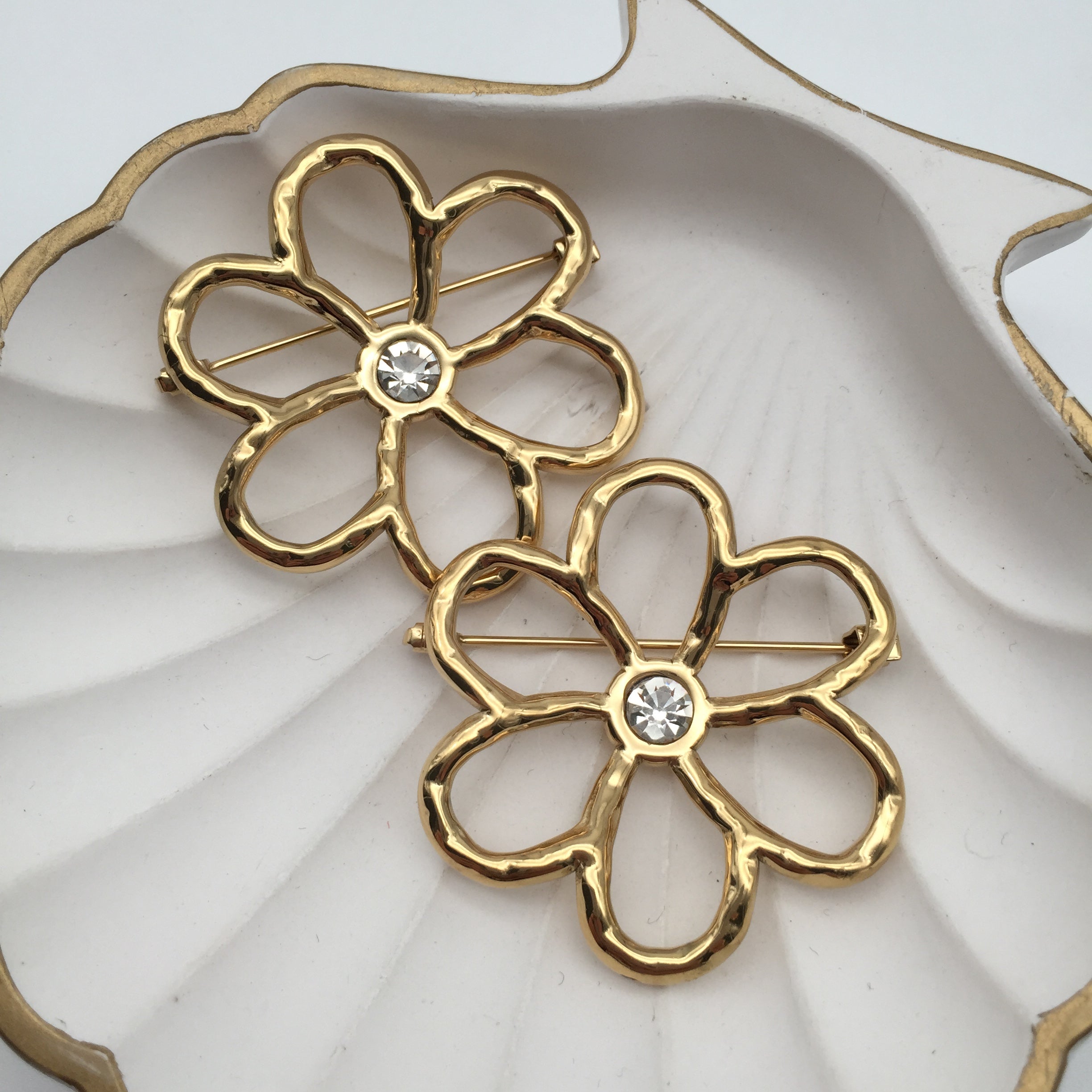 Brosche Flower Sparkle